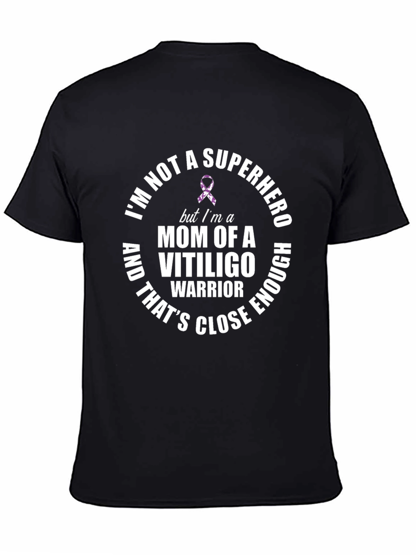 Mom of a Vitiligo Warrior Graphic T-Shirt