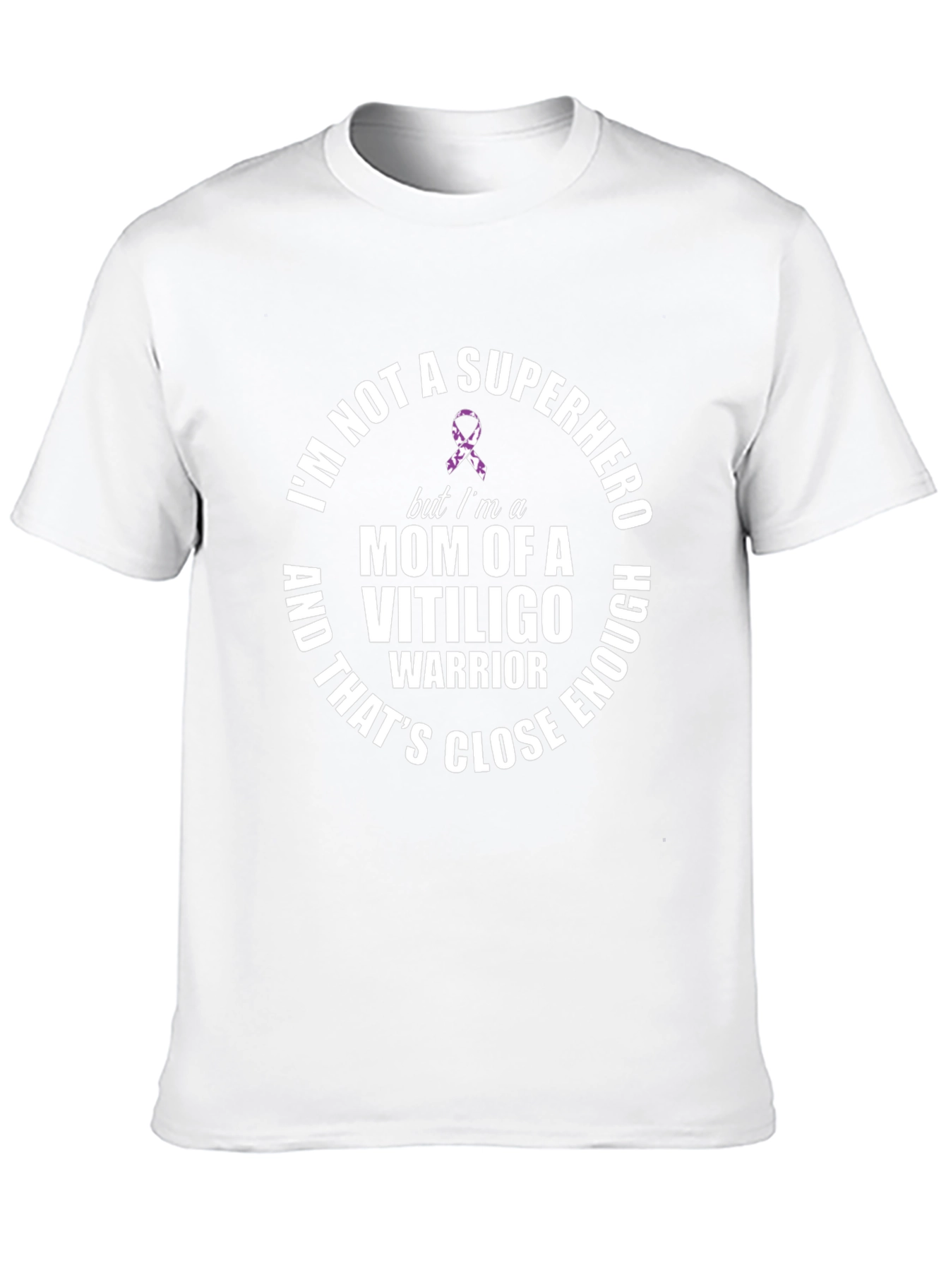 Mom of a Vitiligo Warrior Graphic T-Shirt