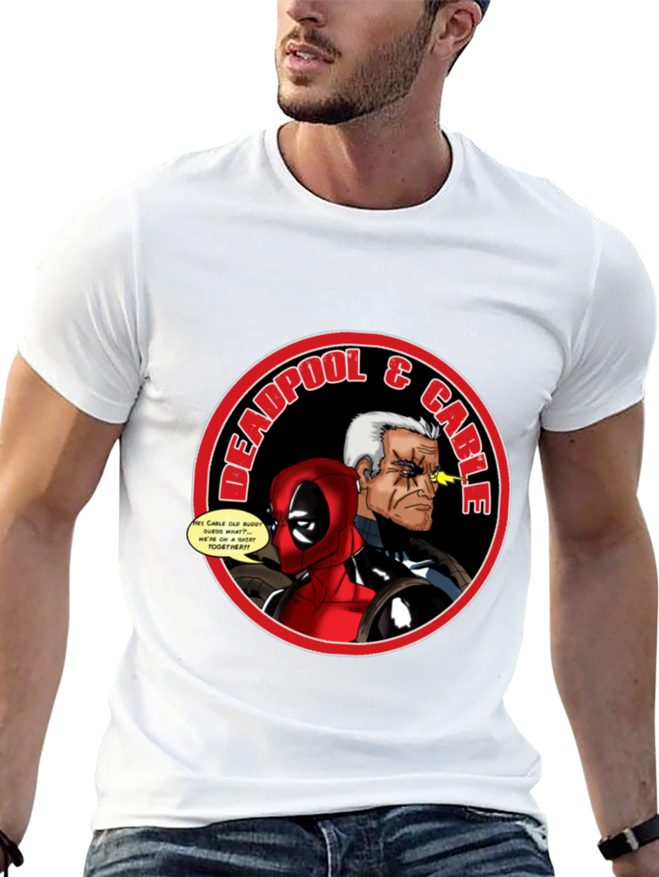 Deadpool & Cable T-Shirt: Superhero Comic Tee