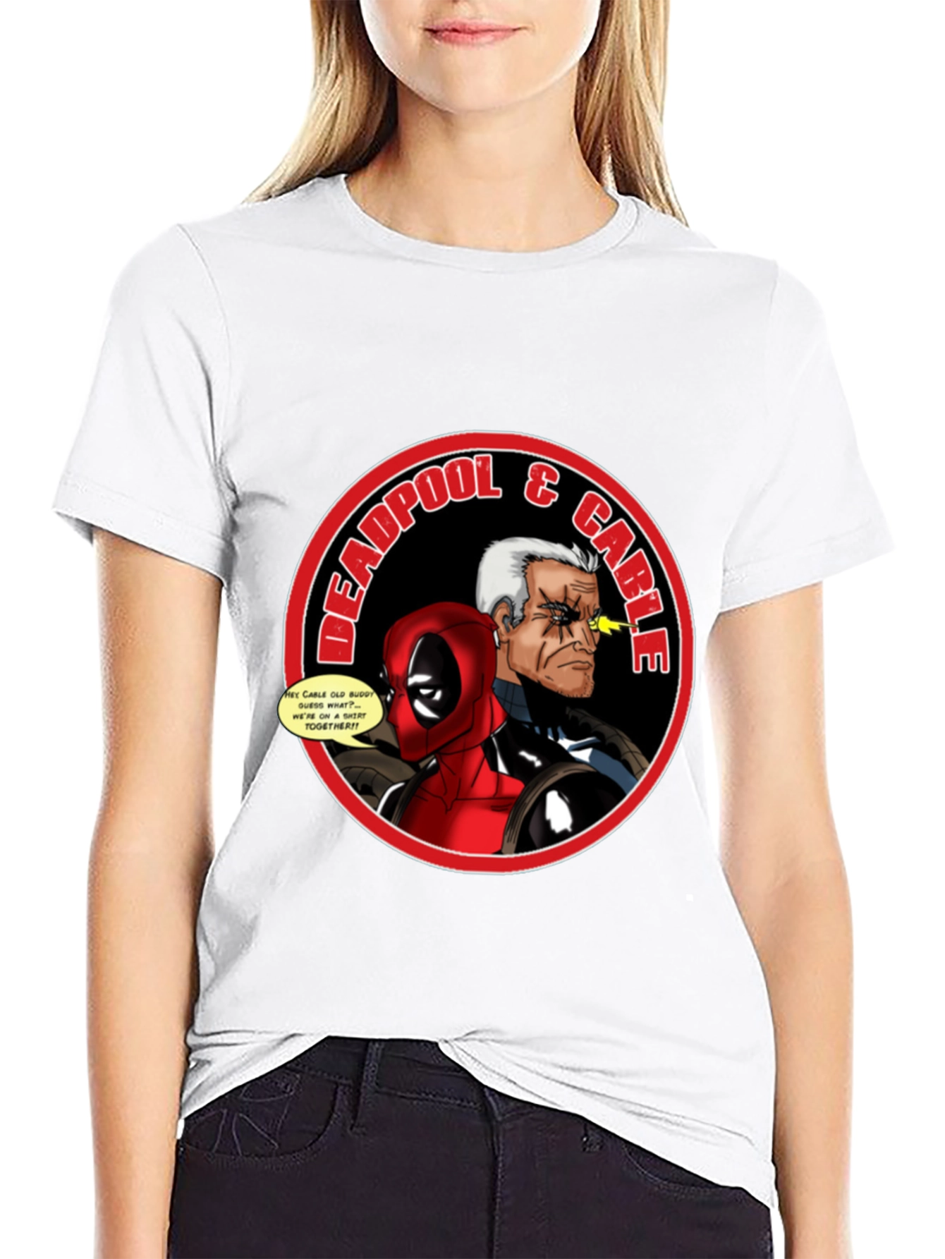Deadpool & Cable T-Shirt: Superhero Comic Tee