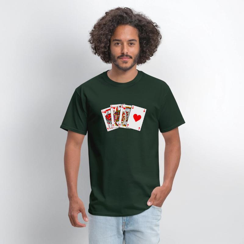 Jack, Queen, King and Ace