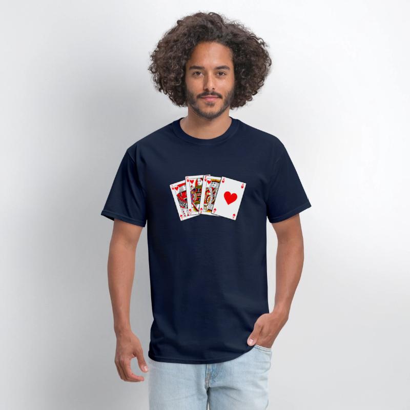 Jack, Queen, King and Ace