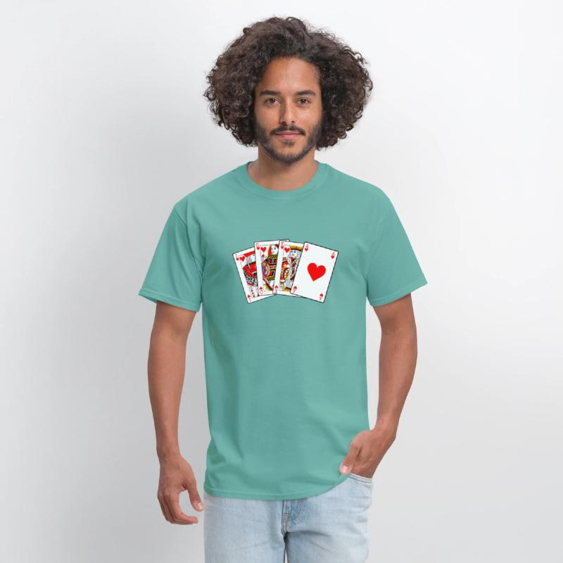 Jack, Queen, King and Ace