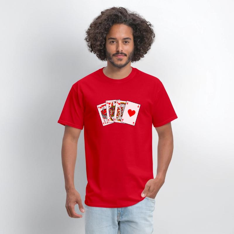 Jack, Queen, King and Ace