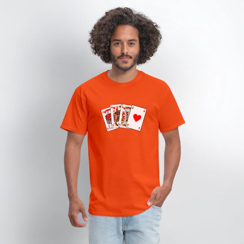 Jack, Queen, King and Ace