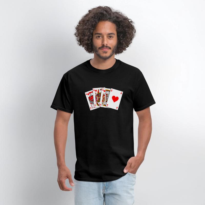 Jack, Queen, King and Ace