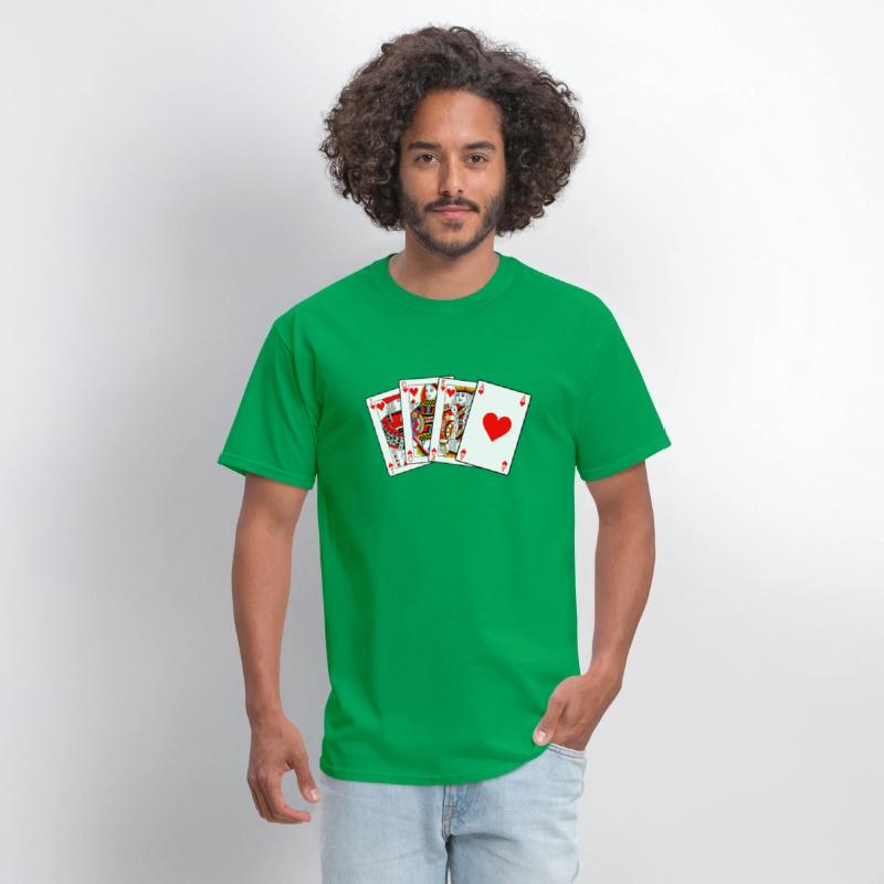 Jack, Queen, King and Ace