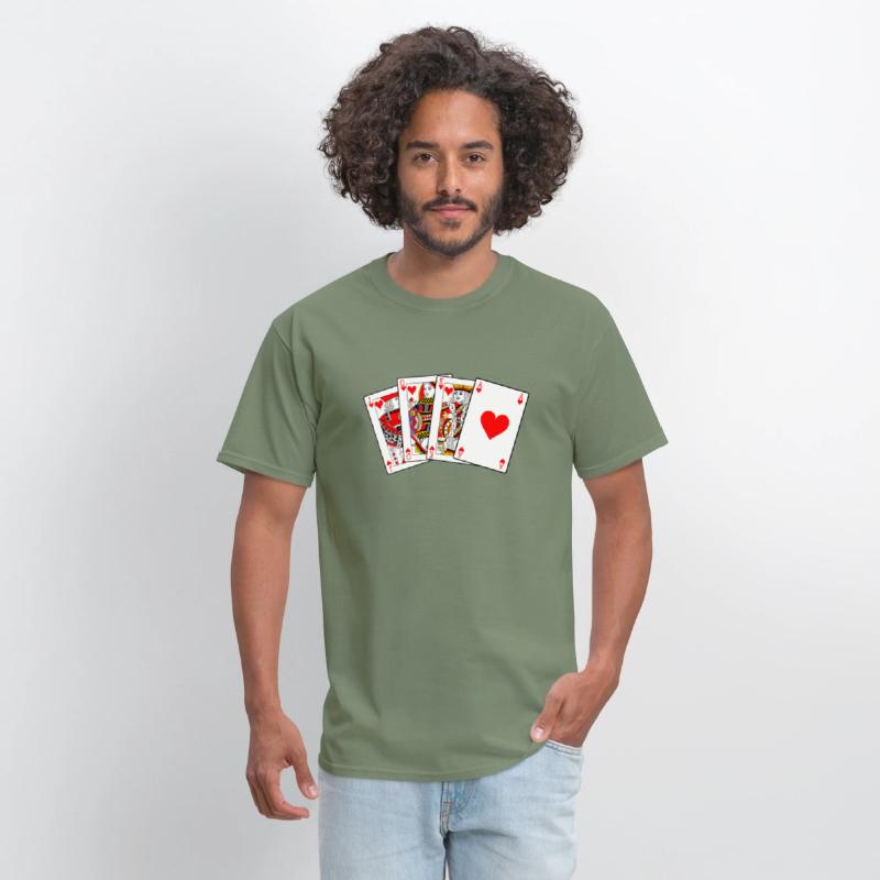 Jack, Queen, King and Ace