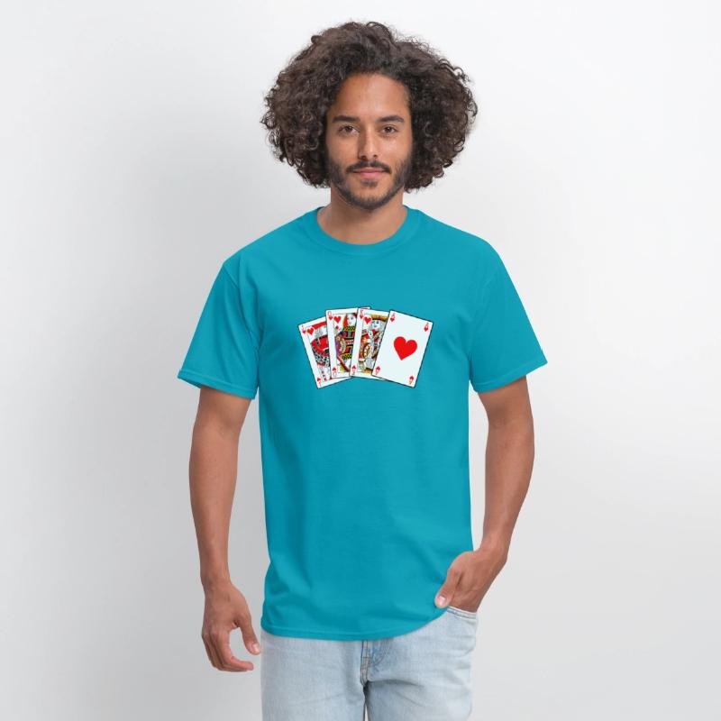 Jack, Queen, King and Ace