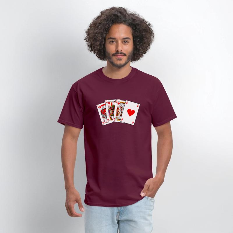Jack, Queen, King and Ace