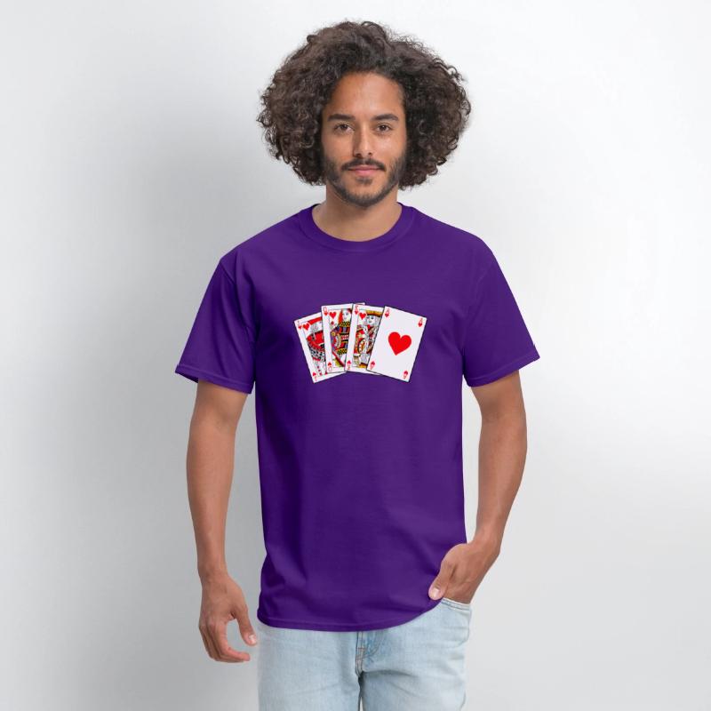 Jack, Queen, King and Ace