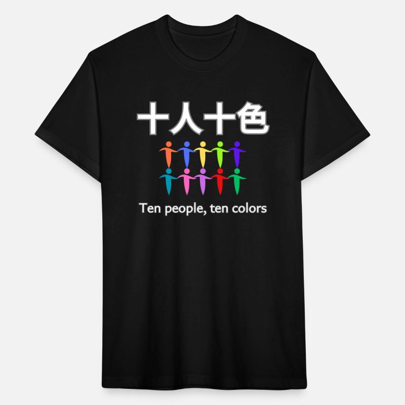 Japanese proverb: Ten people, ten colors