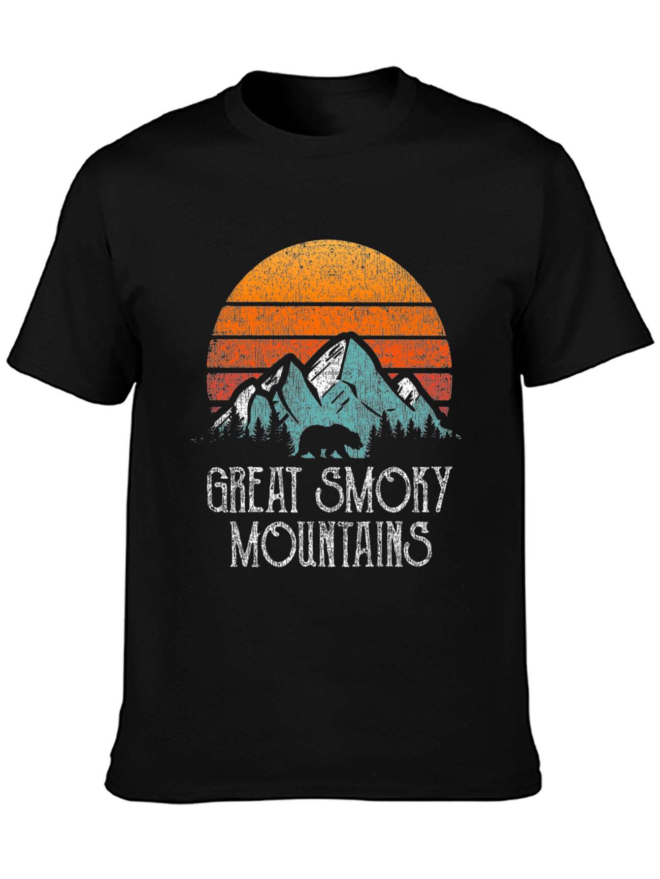 Great Smoky Mountains Retro Graphic T-Shirt