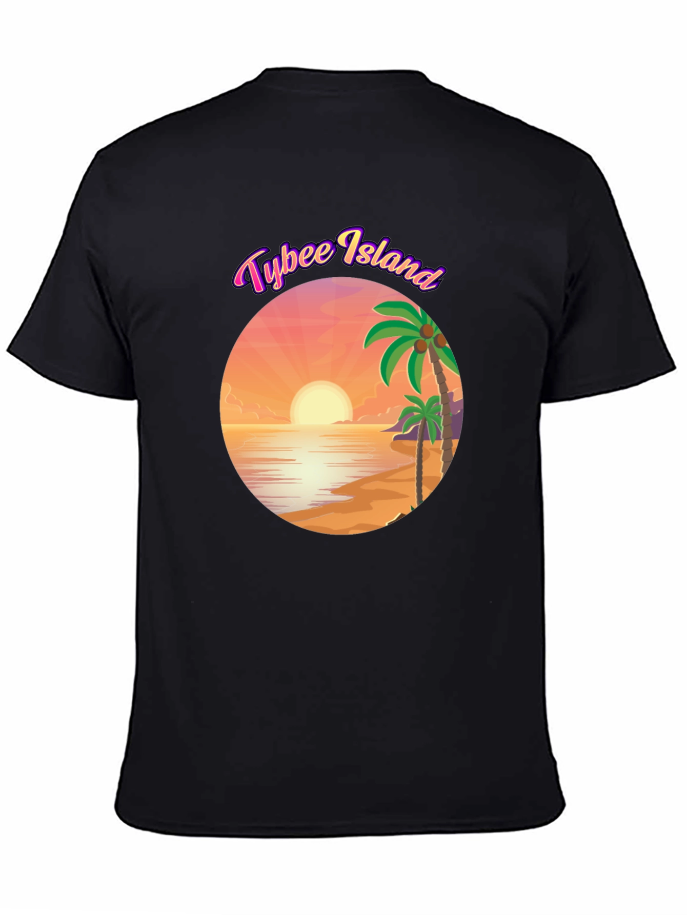 Tybee Island Graphic T-Shirt - Black