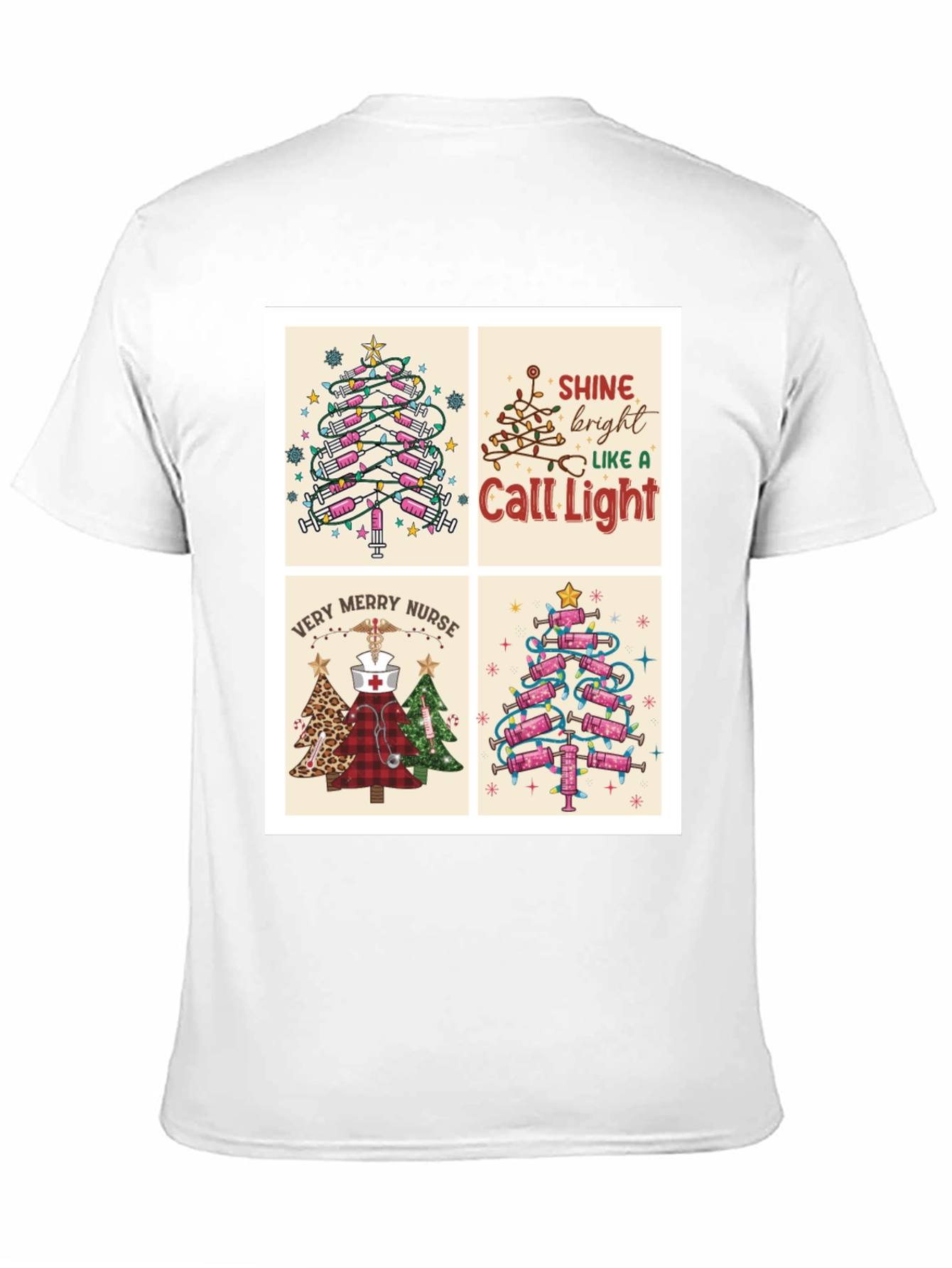 Festive Nurse Christmas T-Shirt