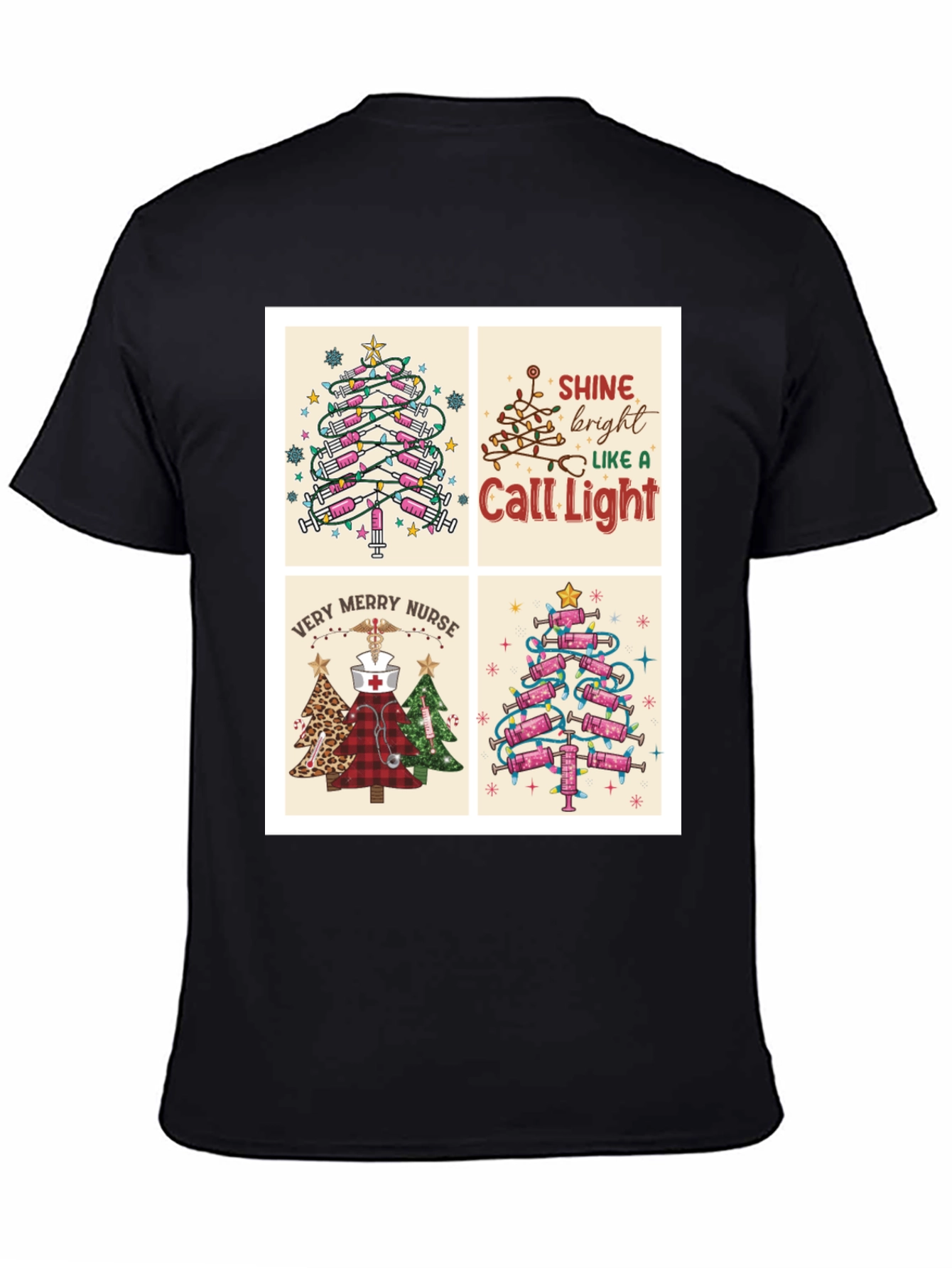 Festive Nurse Christmas T-Shirt