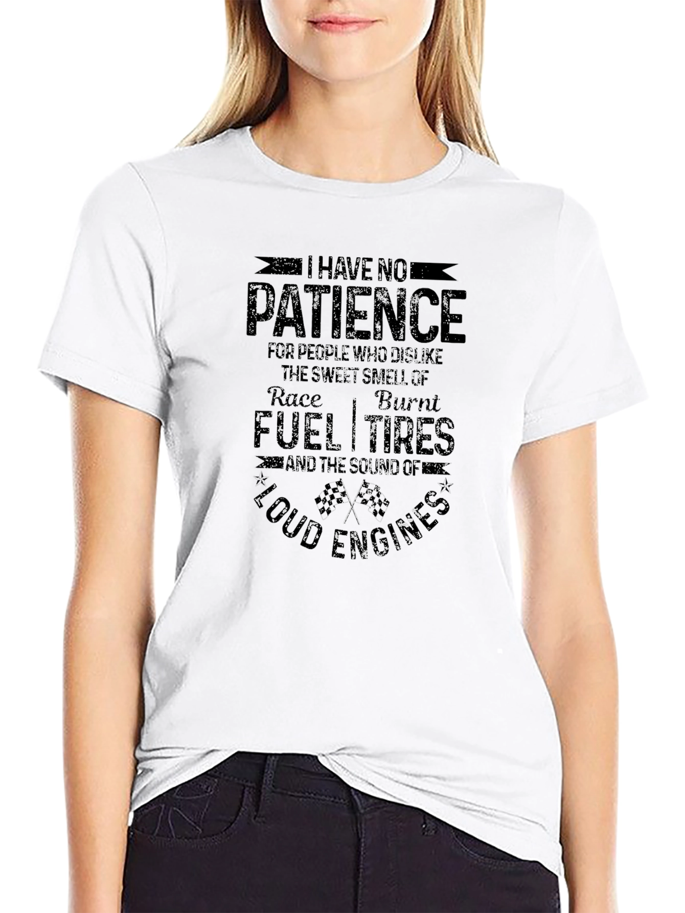 I Have No Patience Fuel Tires Funny T-Shirt