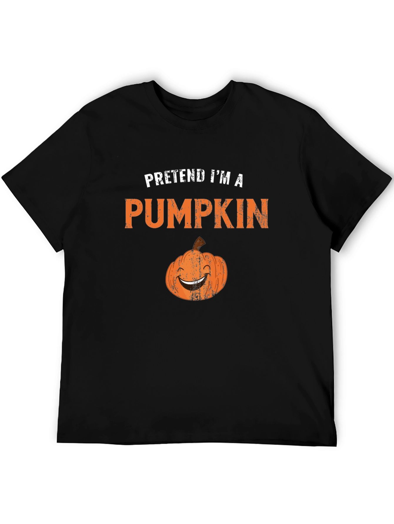 Pretend Im A Pumpkin Halloween T-Shirt