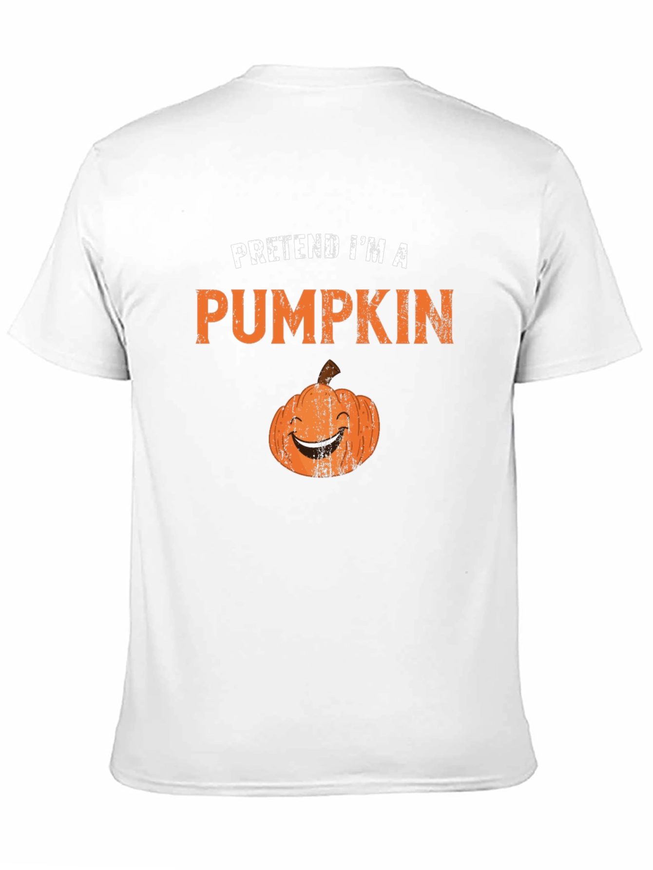 Pretend Im A Pumpkin Halloween T-Shirt