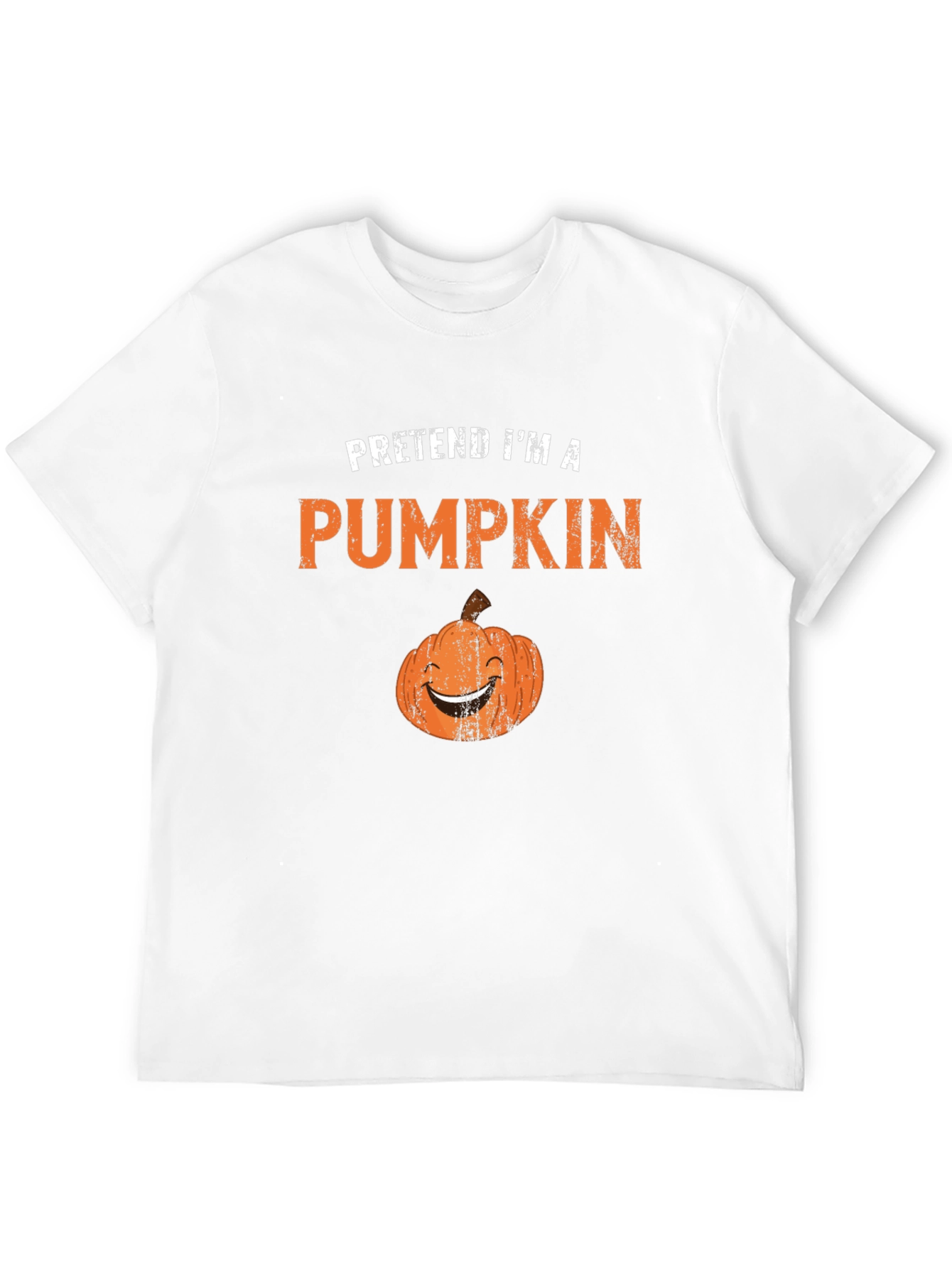 Pretend Im A Pumpkin Halloween T-Shirt