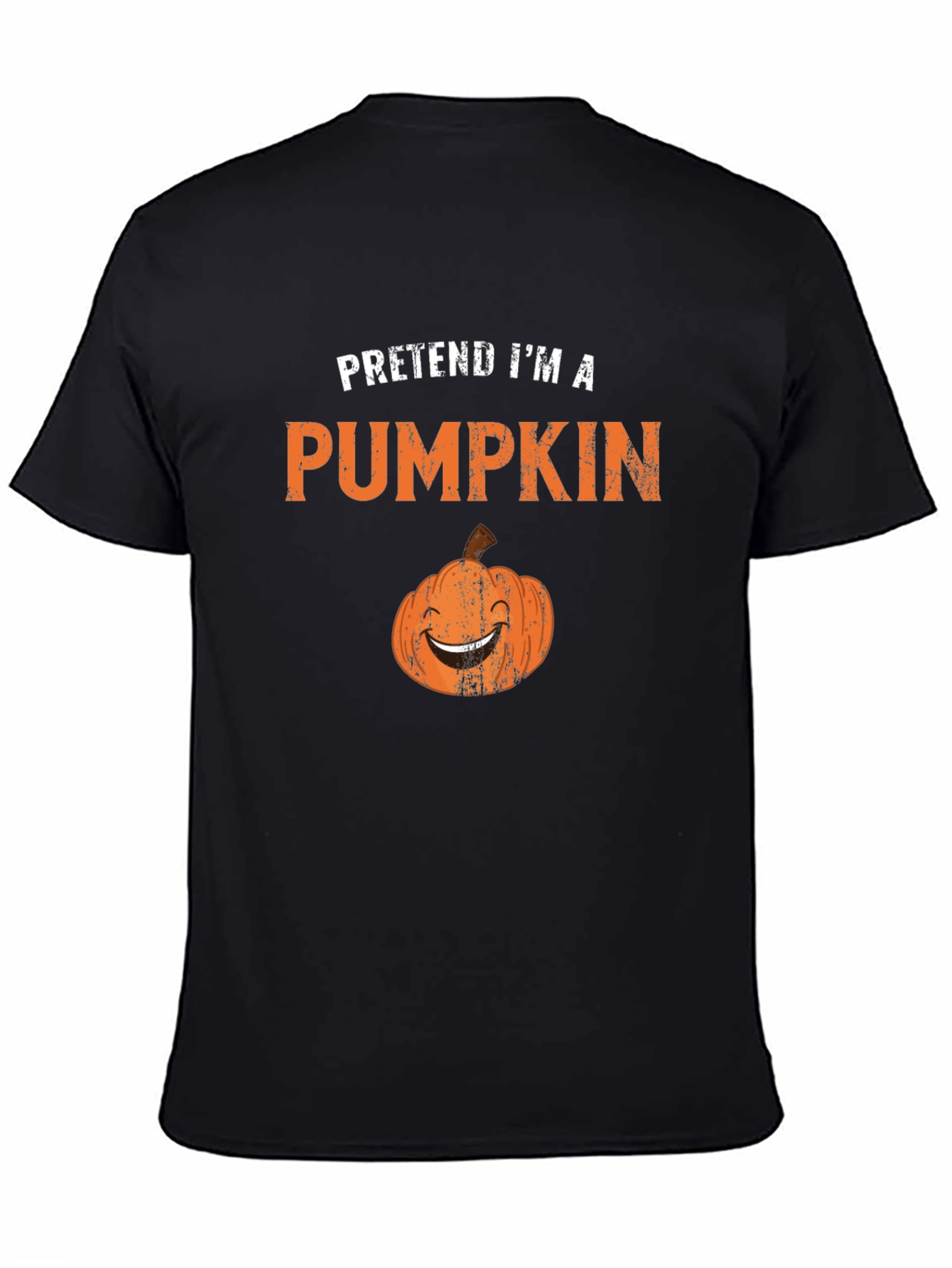 Pretend Im A Pumpkin Halloween T-Shirt
