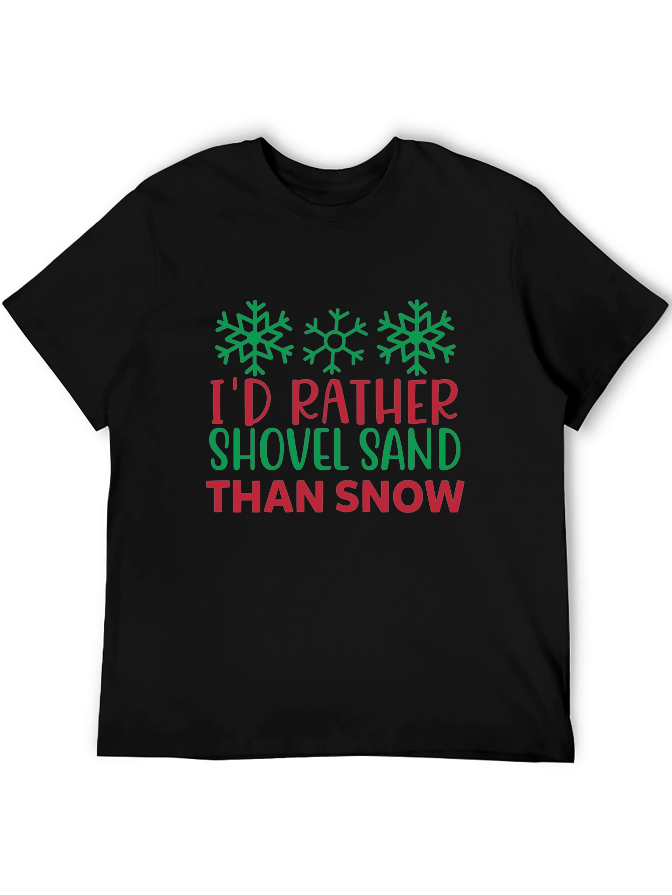 Shovel Sand T-Shirt - Funny Winter Holiday Tee