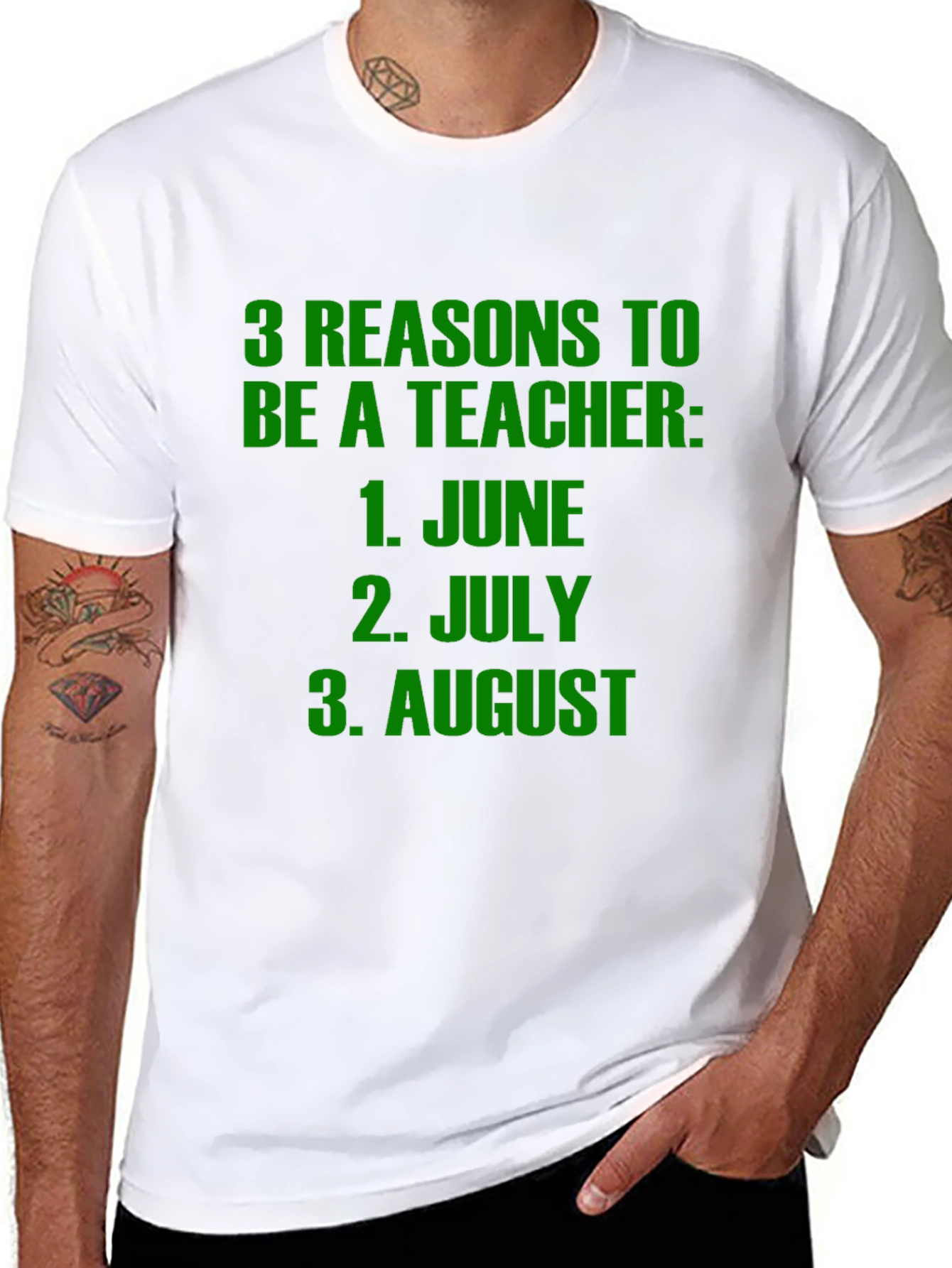 Funny Teacher T-Shirt: Reasons to Be a Teacher Summer
