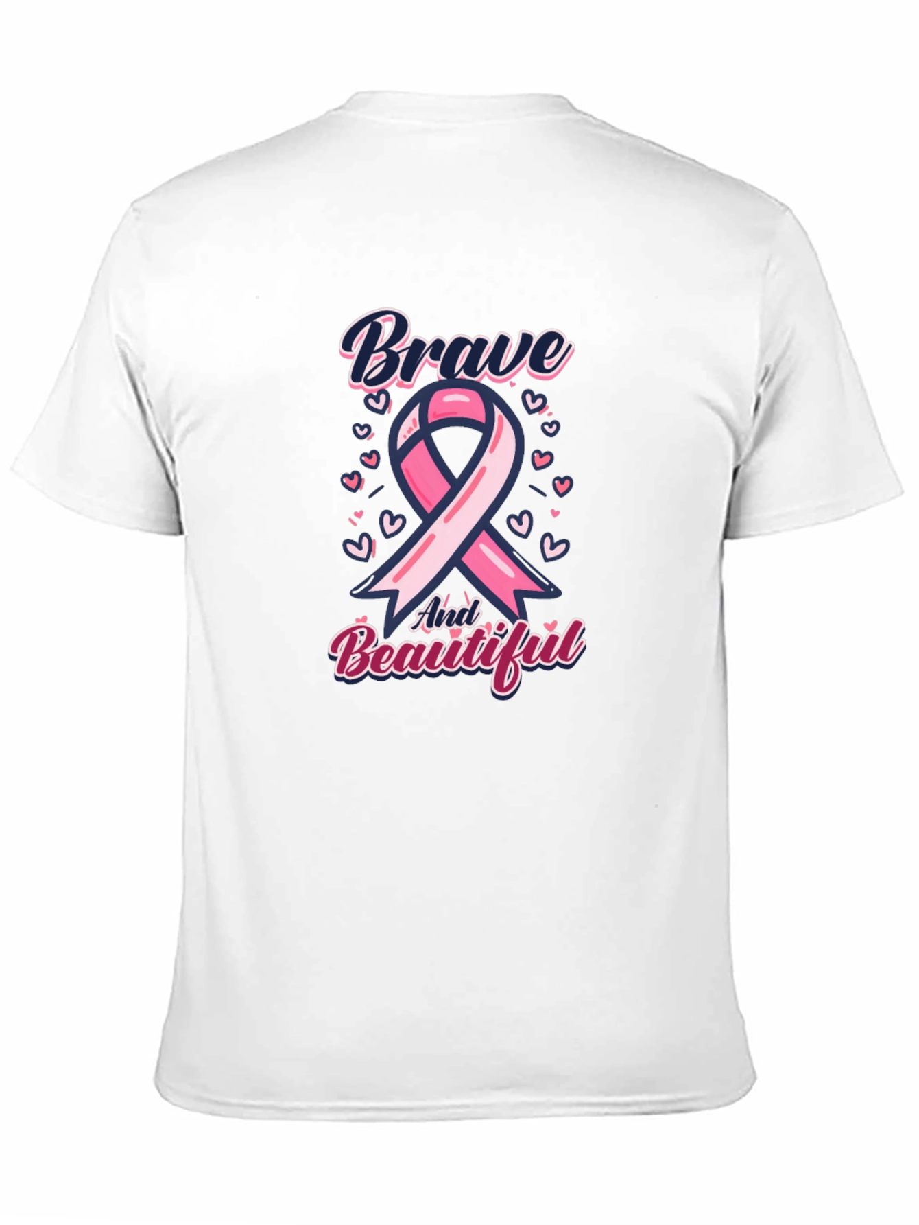 Brave and Beautiful Breast Cancer Awareness T-Shirt