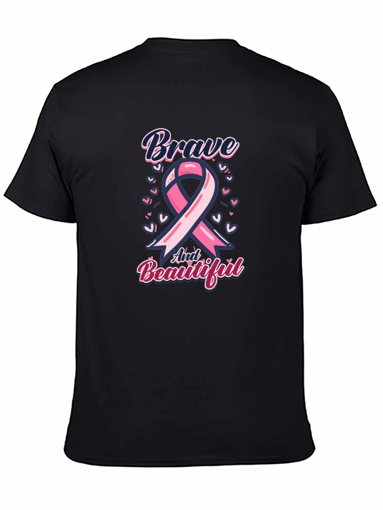 Brave and Beautiful Breast Cancer Awareness T-Shirt