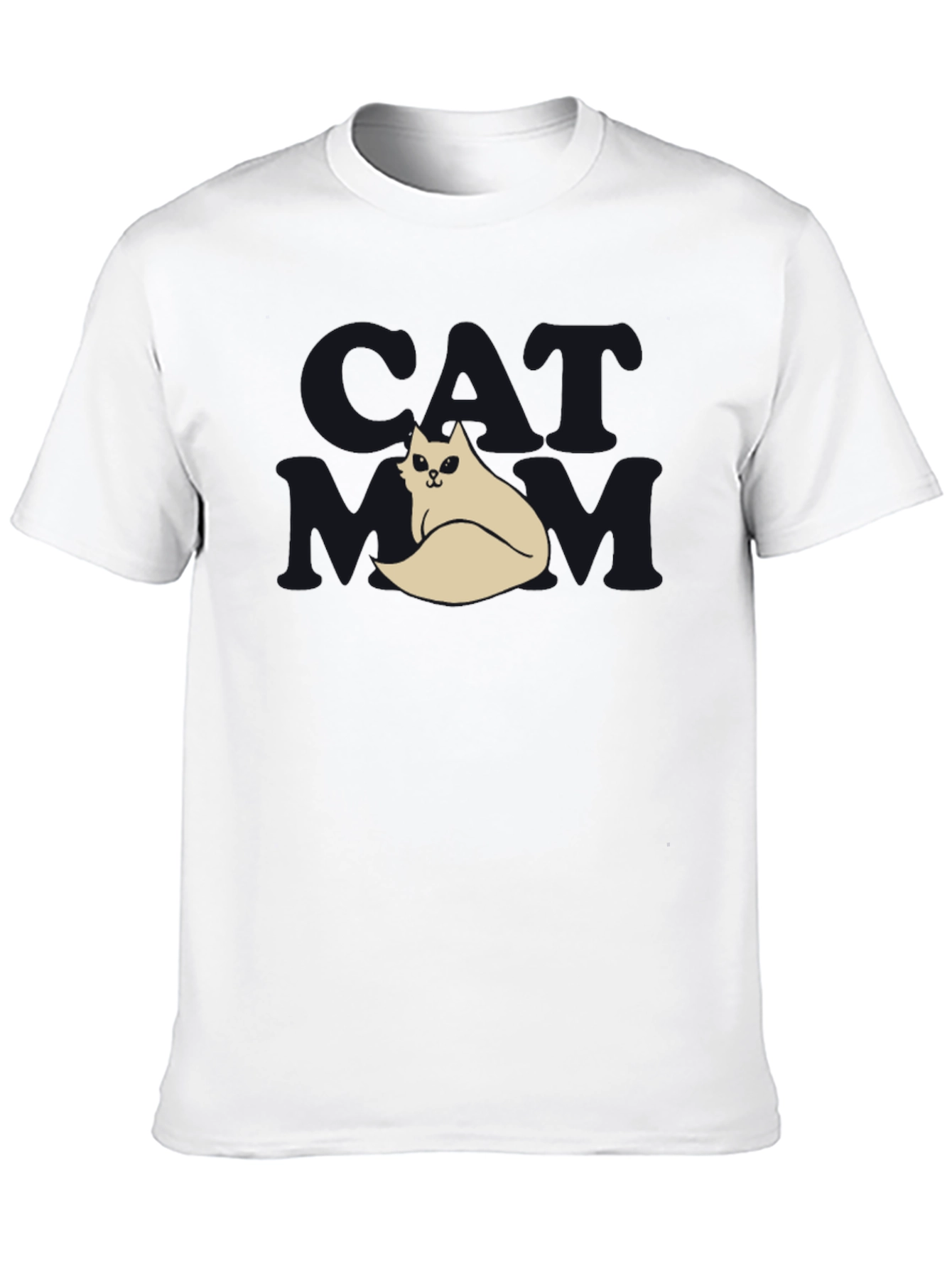 Cool Cat T-Shirt - Black Funny Design