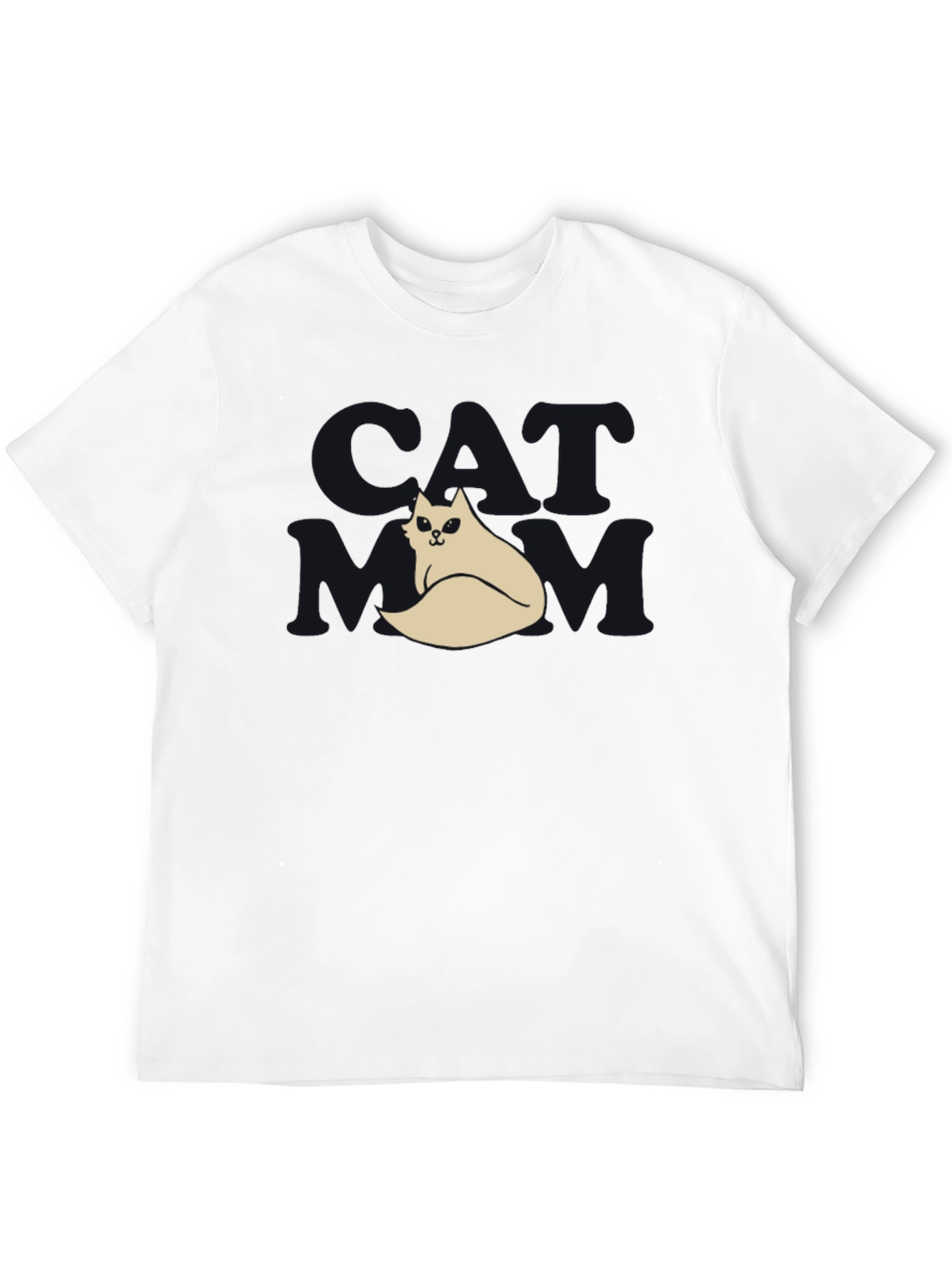 Cool Cat T-Shirt - Black Funny Design