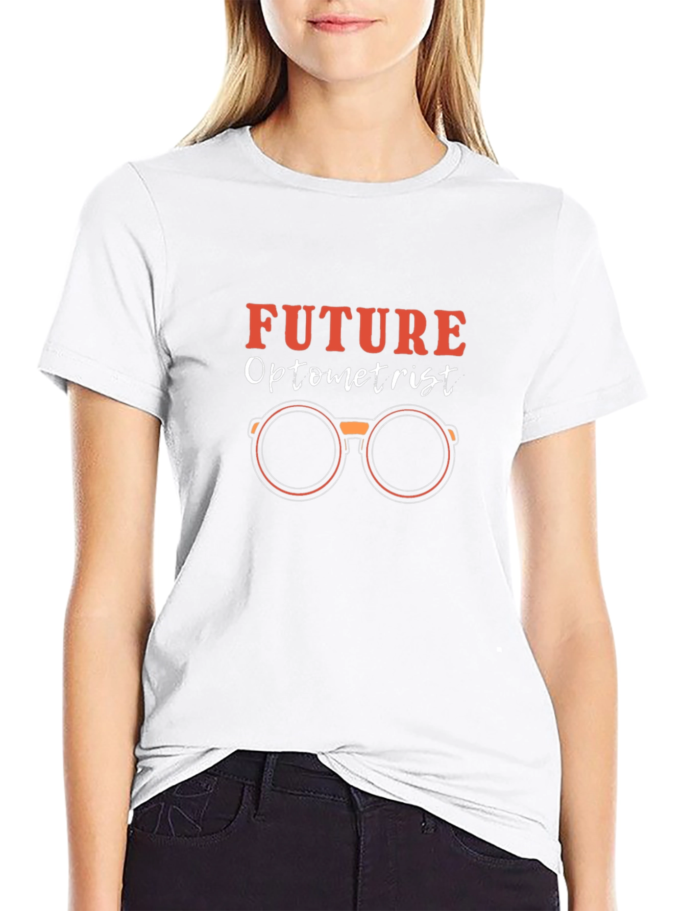 Future Optometrist Graphic Tee - Black