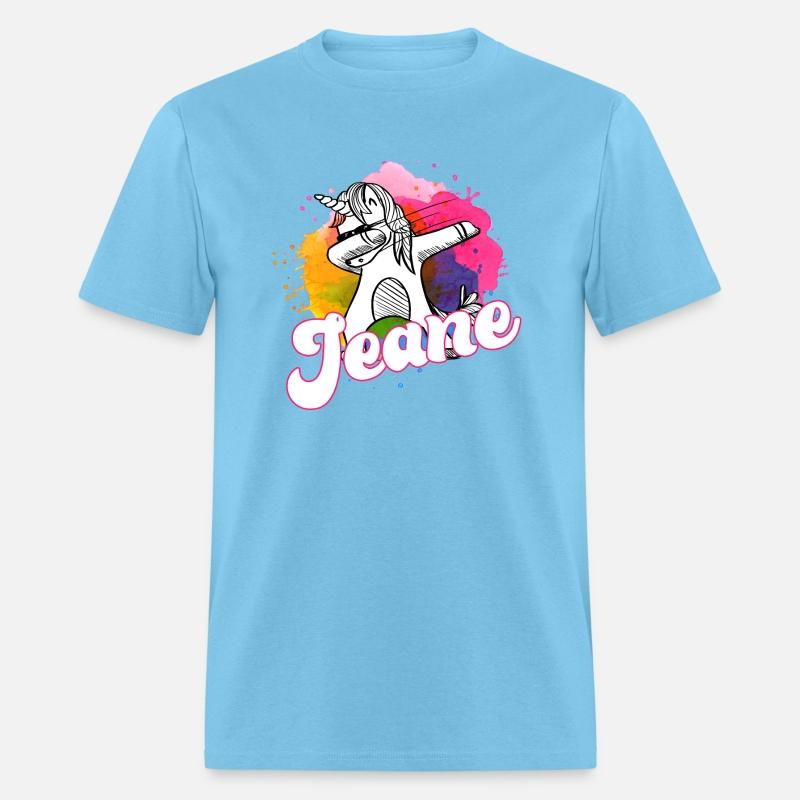 JEANE - Beautiful name with dabbing unicorn