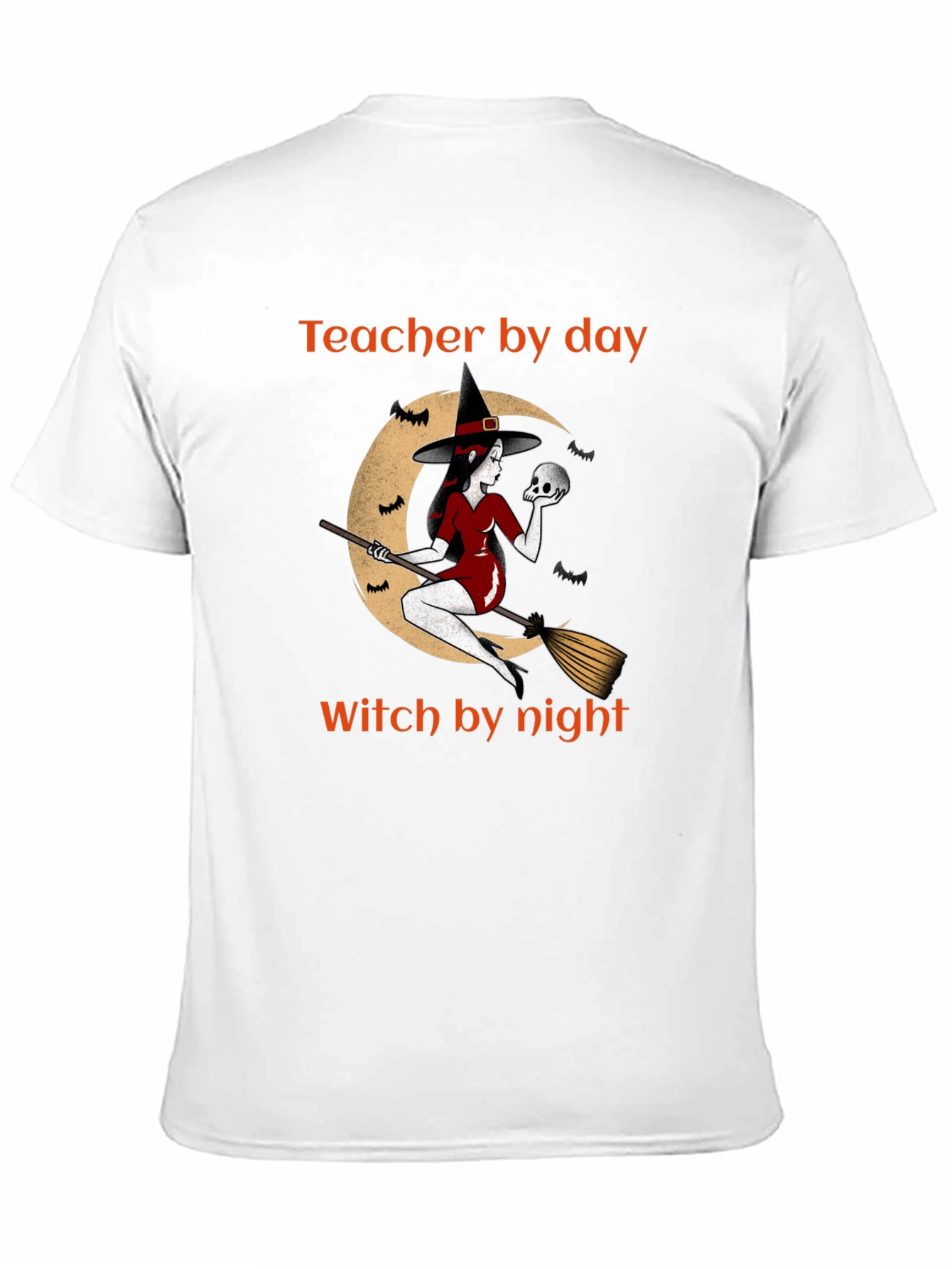 Teacher by Day Witch by Night Graphic Tee