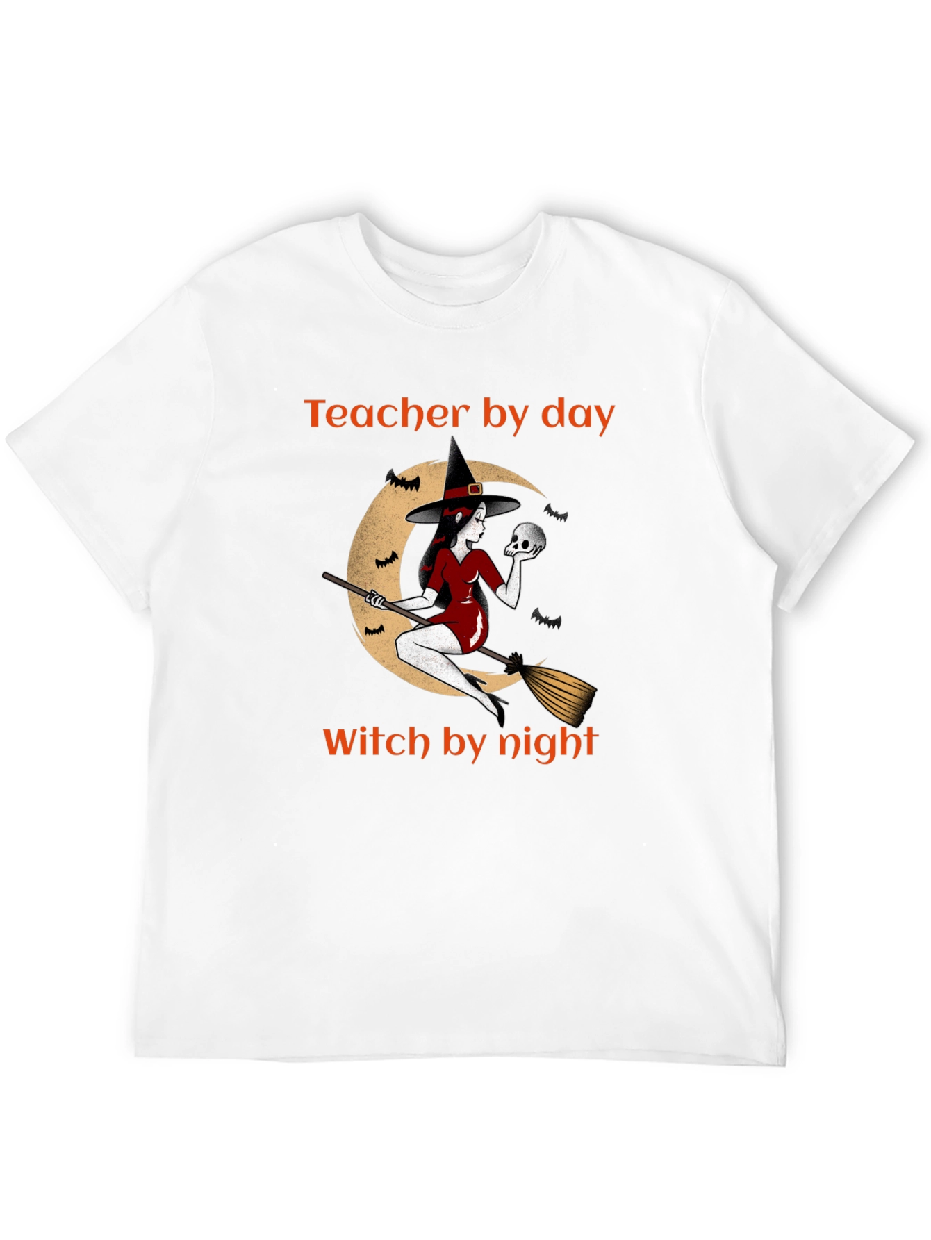 Teacher by Day Witch by Night Graphic Tee