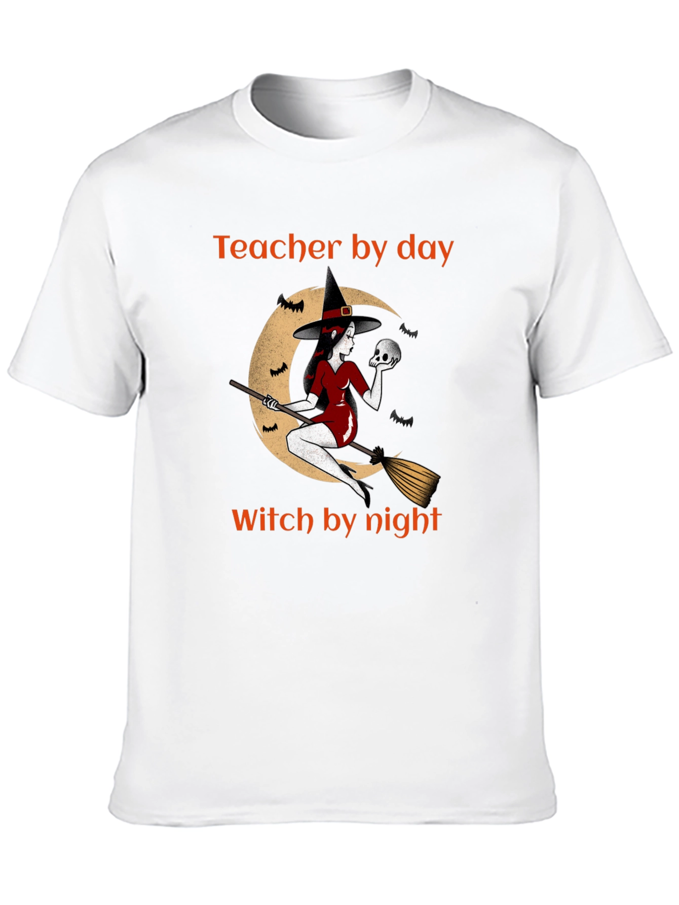 Teacher by Day Witch by Night Graphic Tee