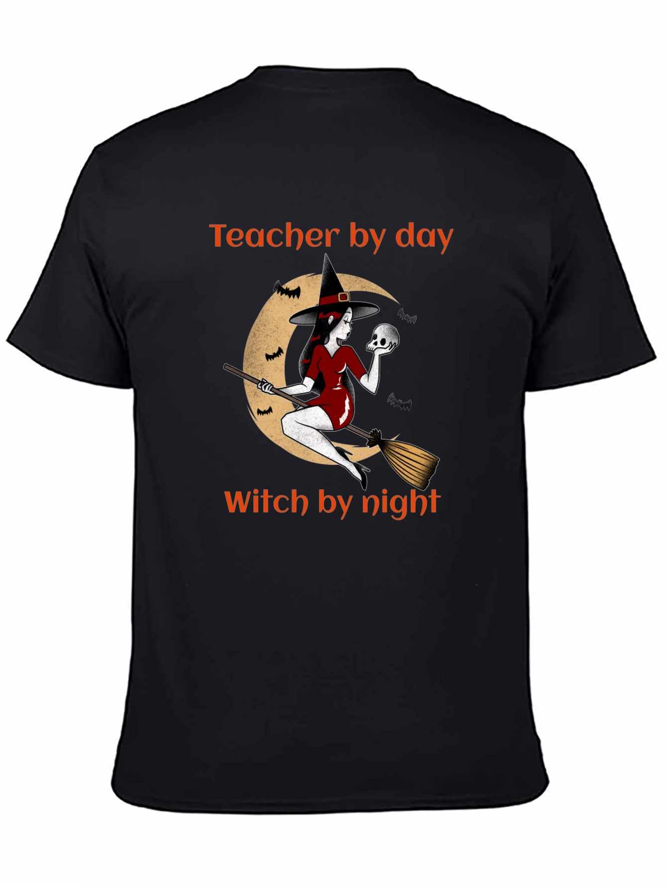 Teacher by Day Witch by Night Graphic Tee
