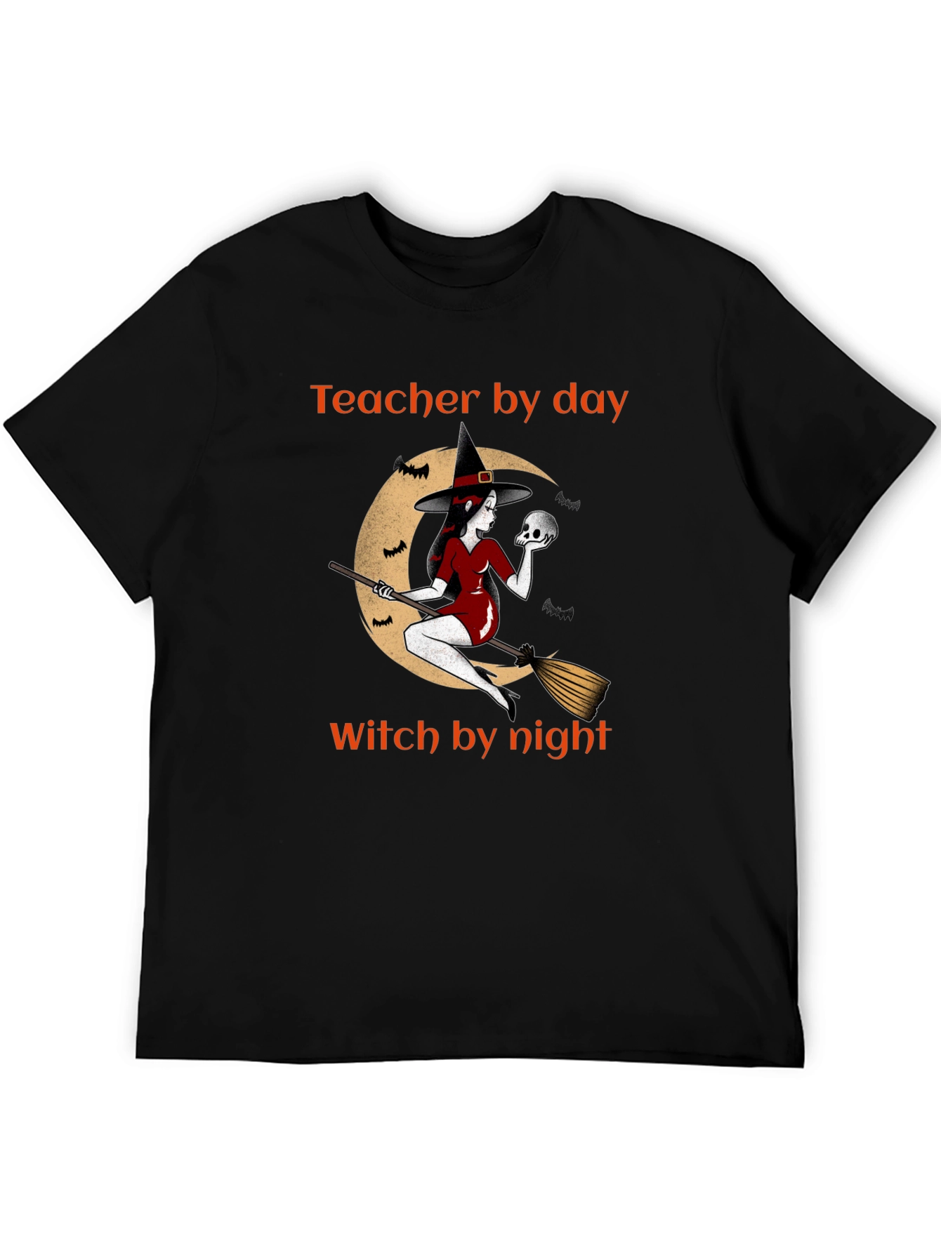 Teacher by Day Witch by Night Graphic Tee