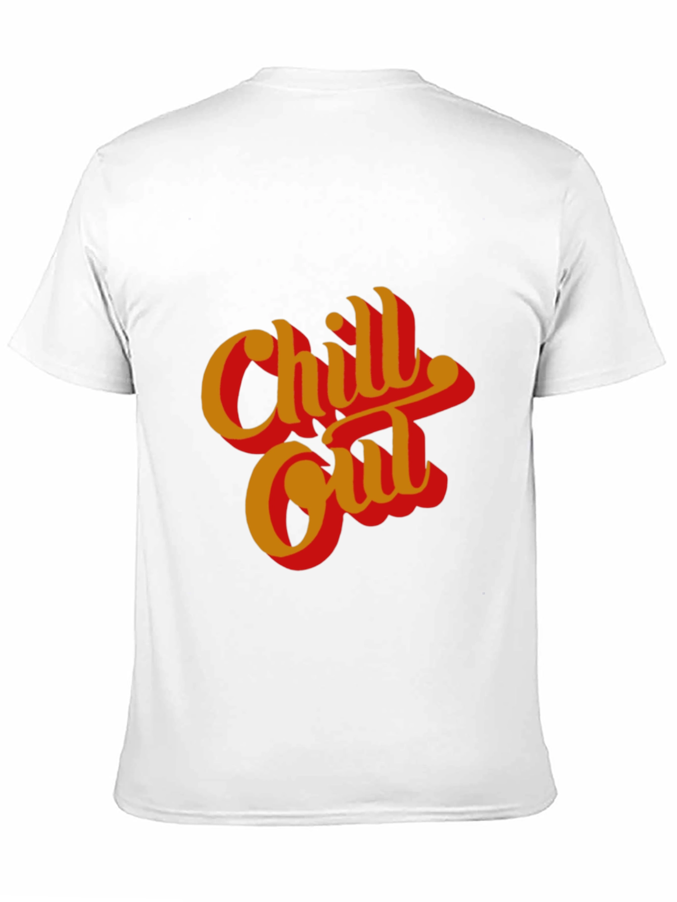 Chill Out Graphic Tee - Retro Style Black T-Shirt