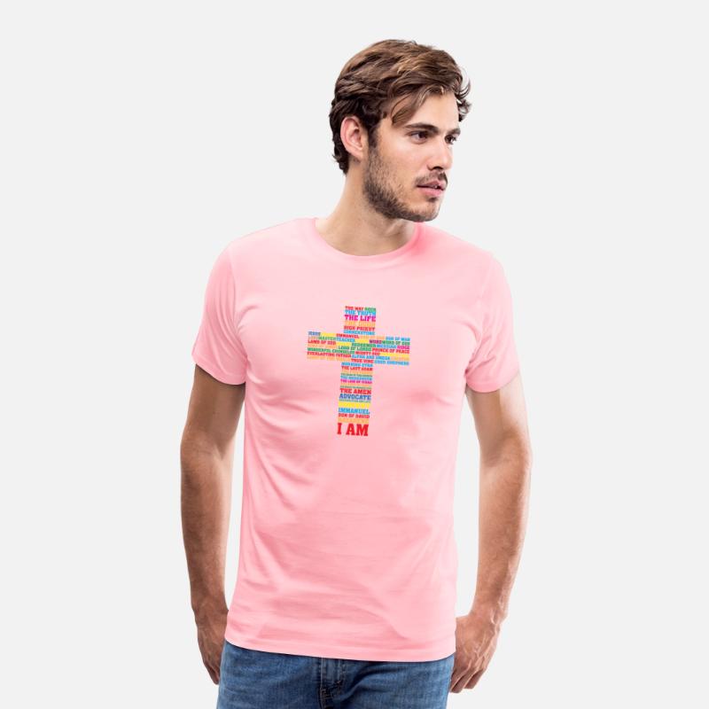 Jesus Cross of Names Tee - Sacred Symbol