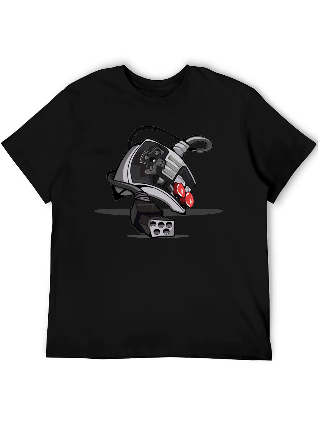 Retro Game Controller T-Shirt - Black