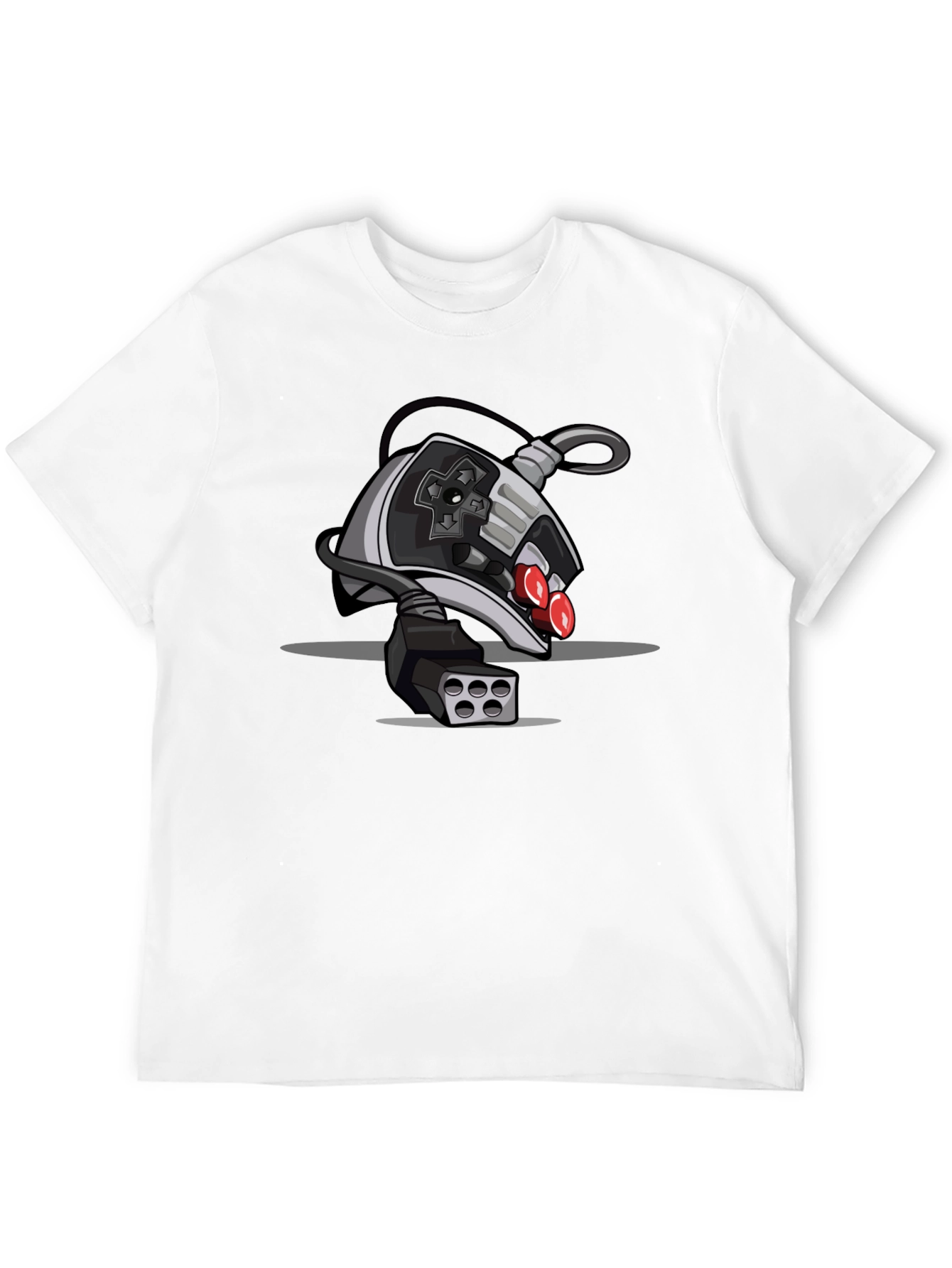 Retro Game Controller T-Shirt - Black