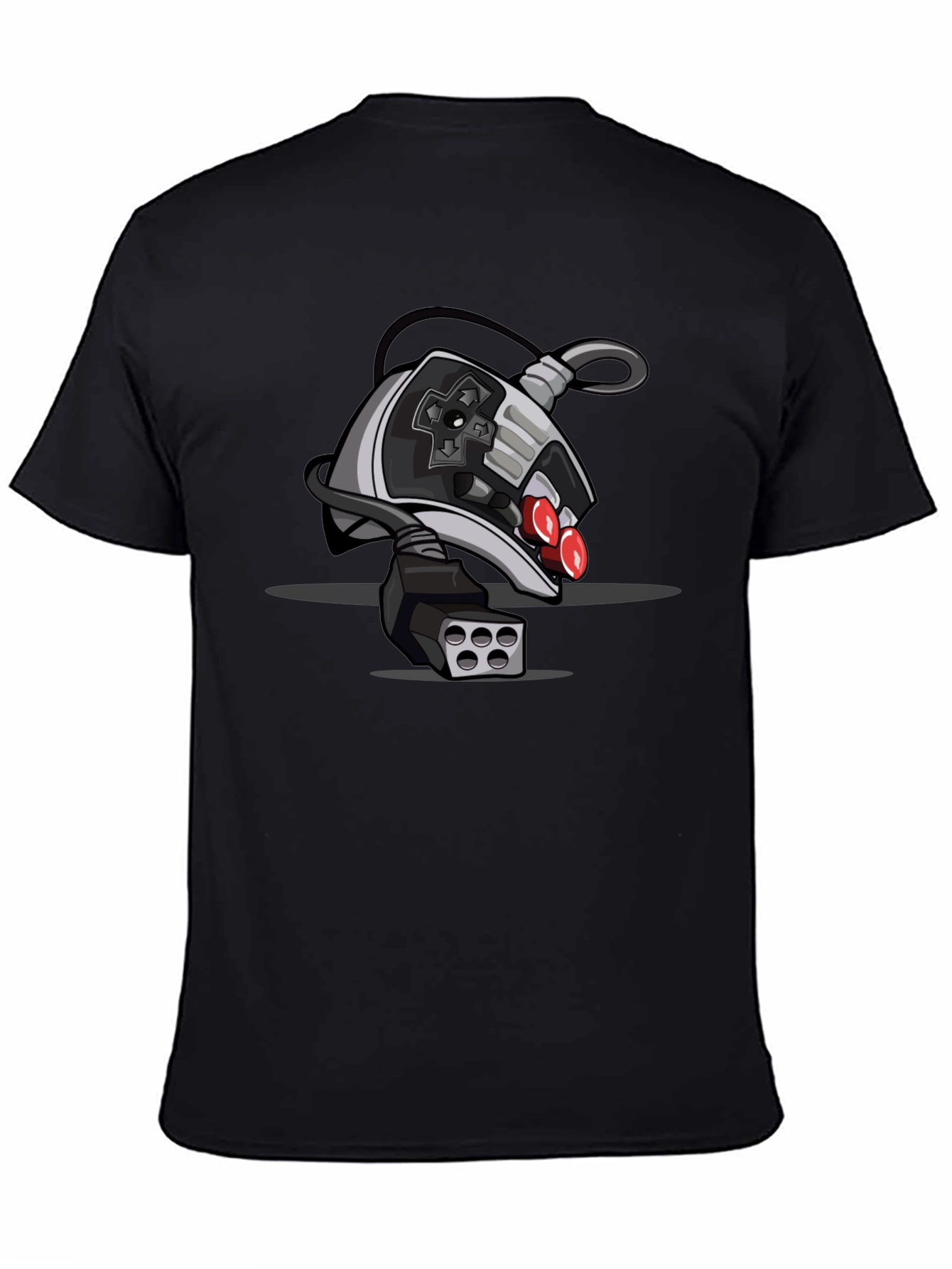 Retro Game Controller T-Shirt - Black
