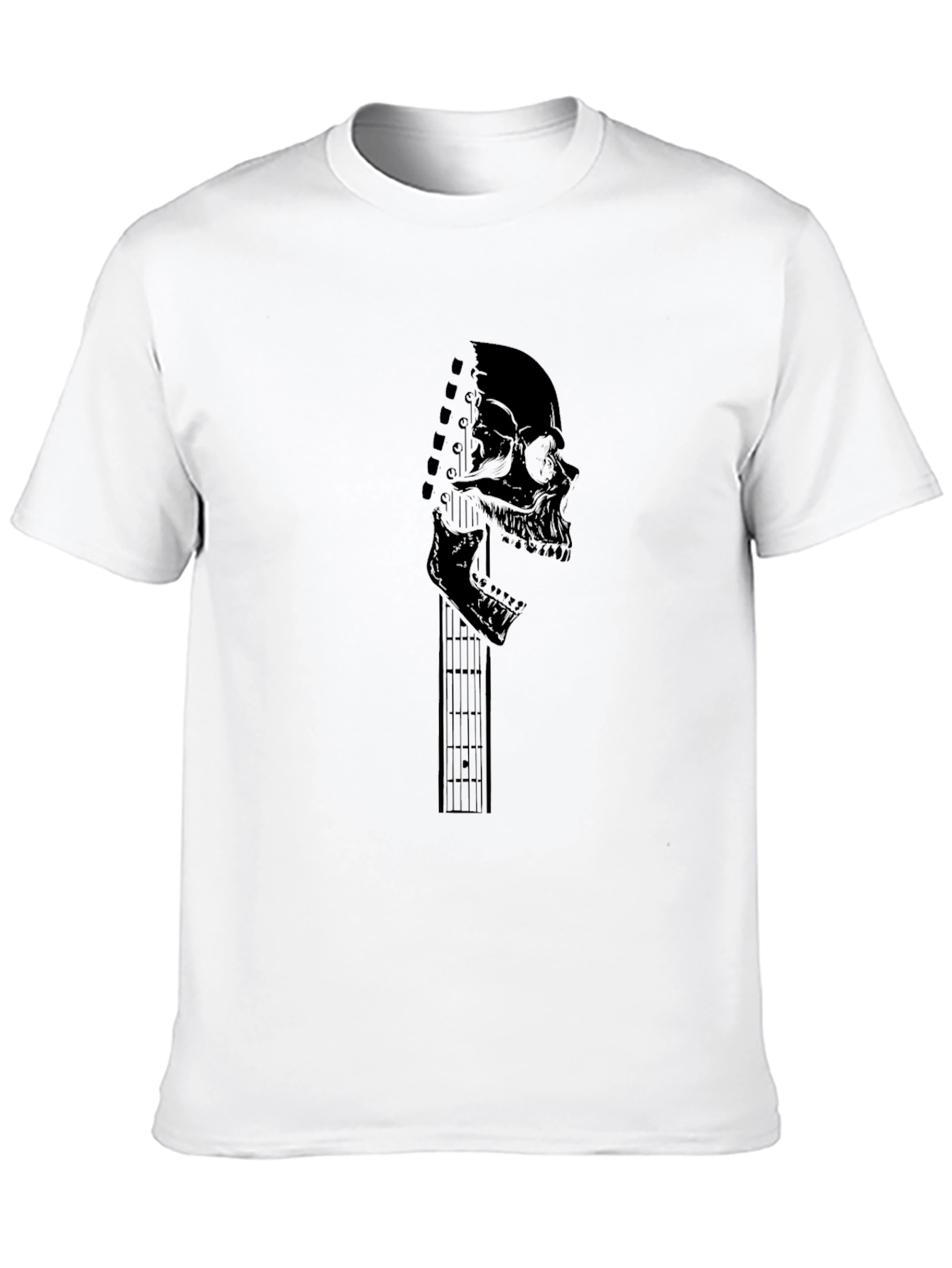 Skull Guitar T-Shirt - Rocker Style