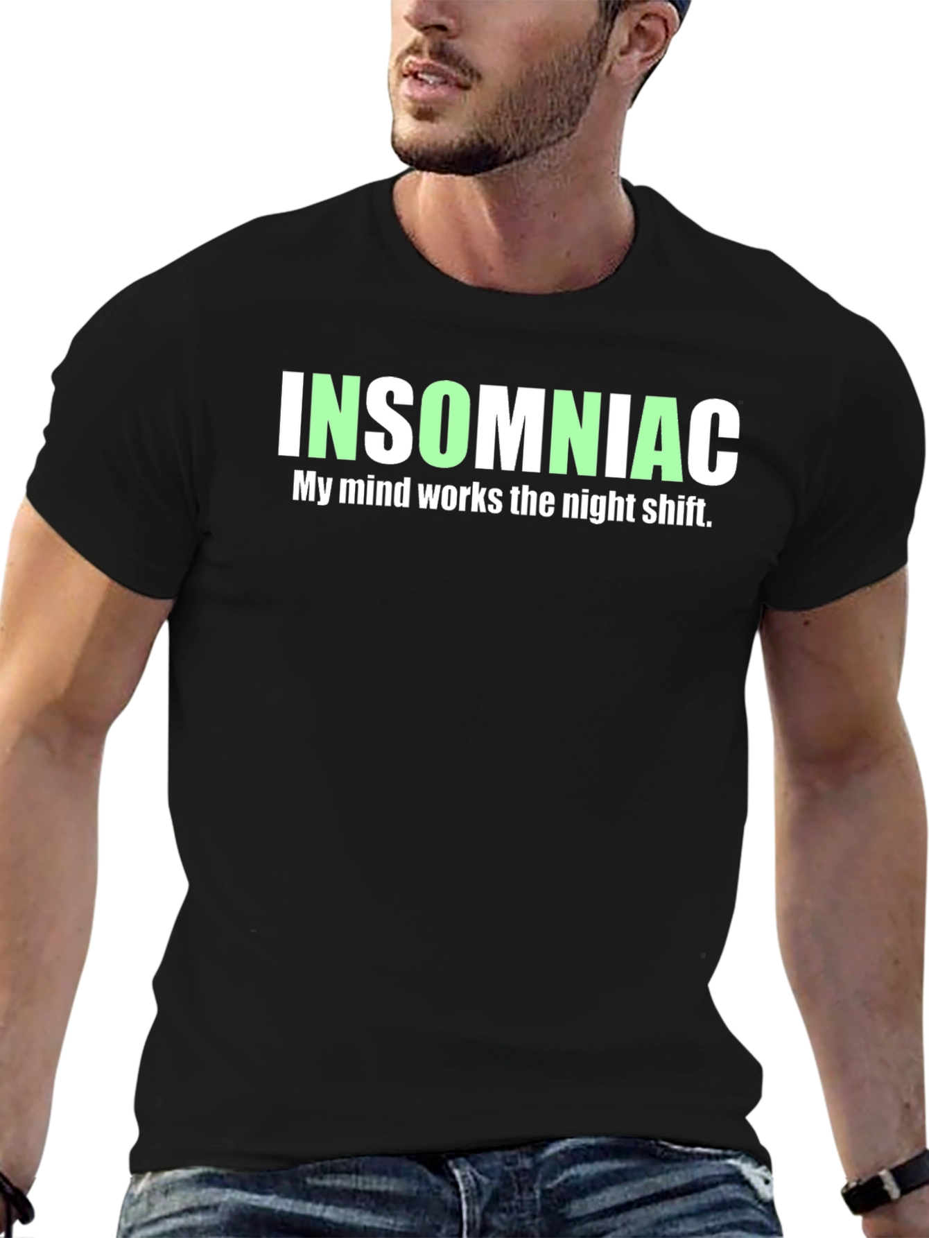 Insomniac T-Shirt - Funny Night Shift Sleepless Tee