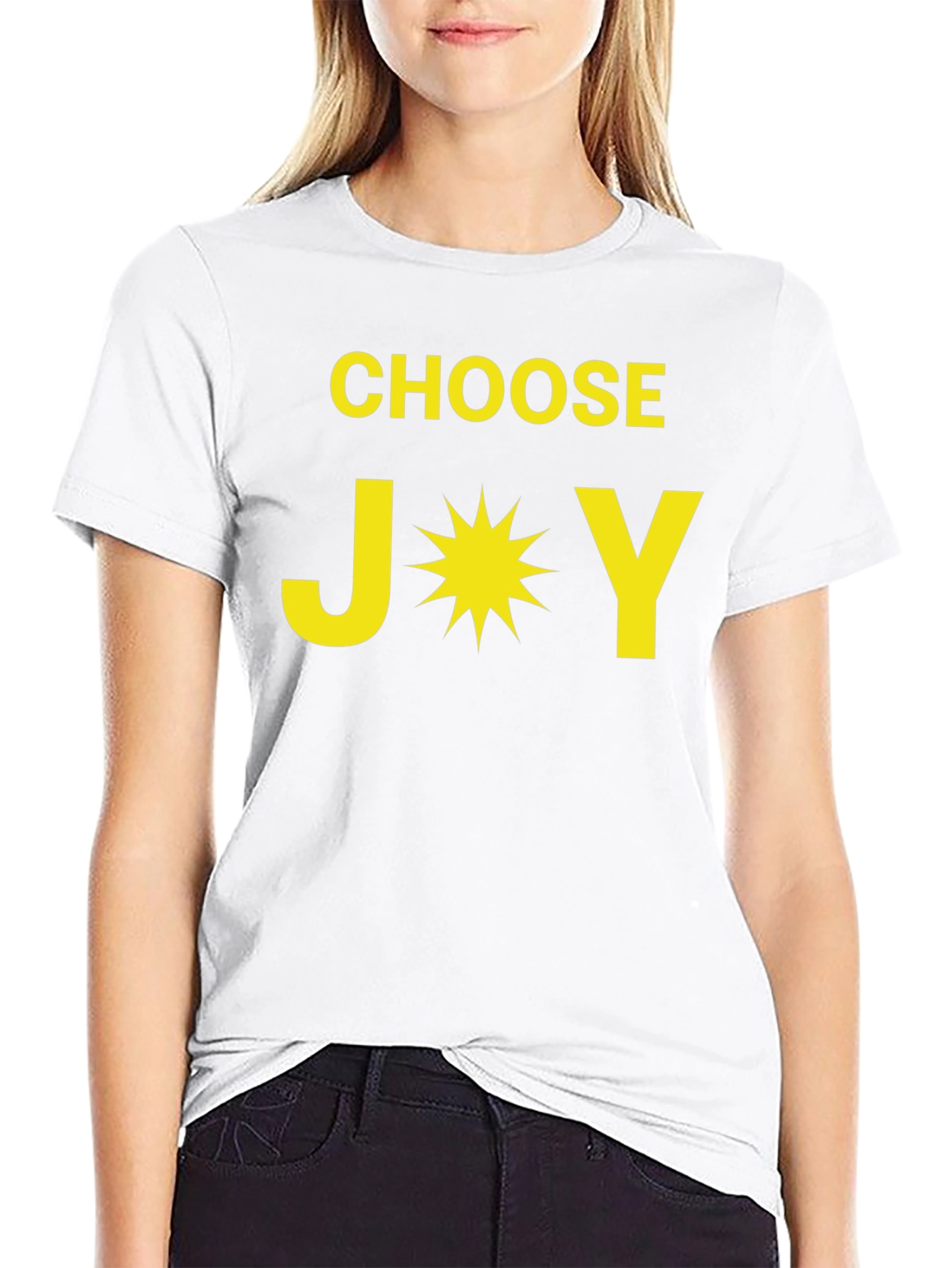 Choose Joy T-Shirt - Motivational Black Tee