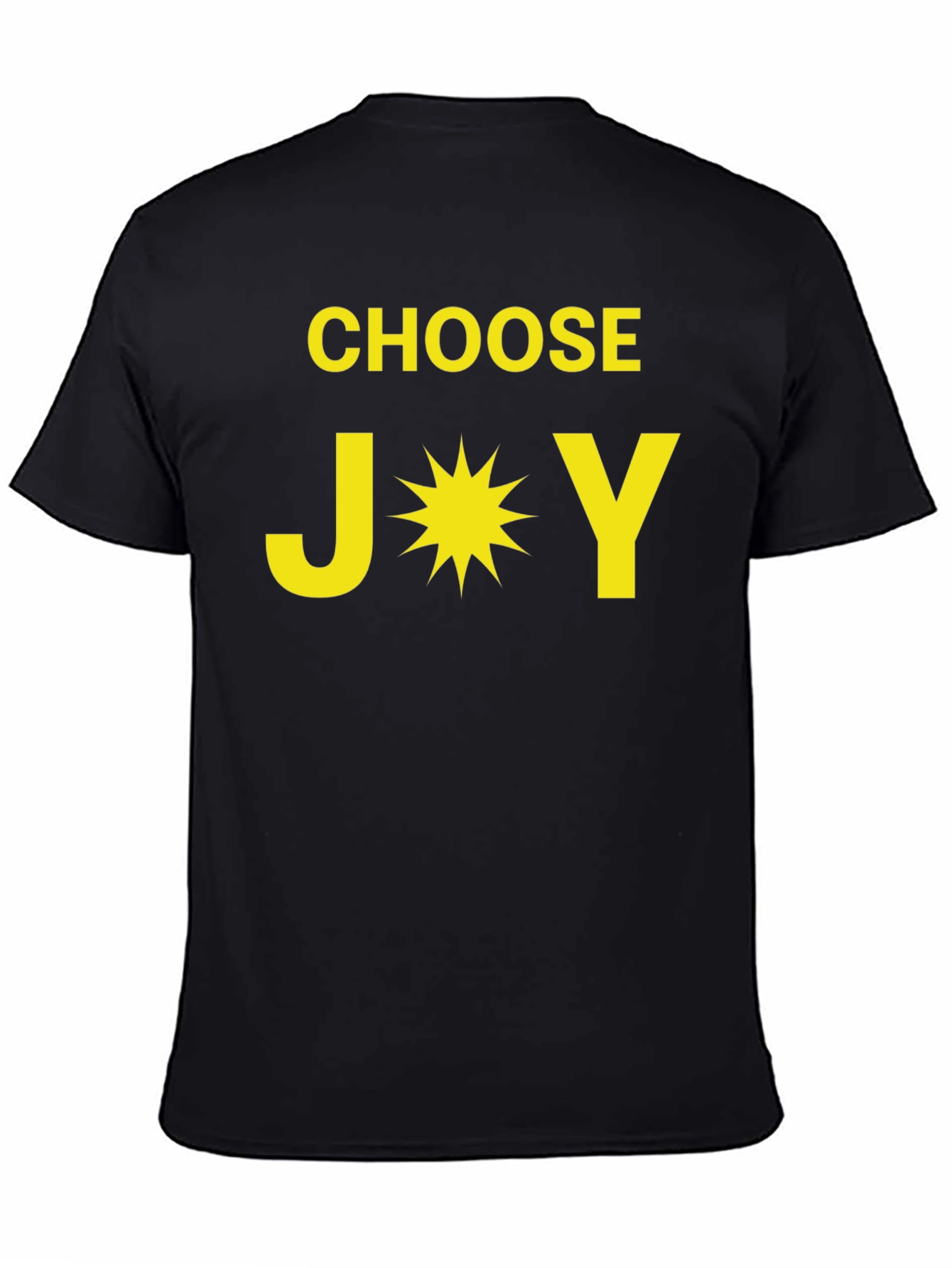 Choose Joy T-Shirt - Motivational Black Tee