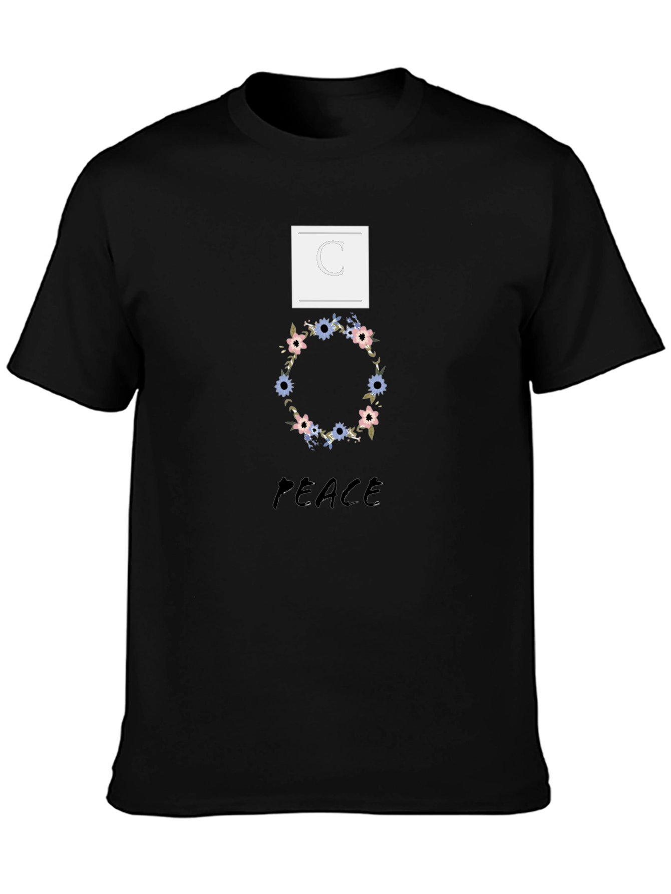 Peace Floral Graphic Tee