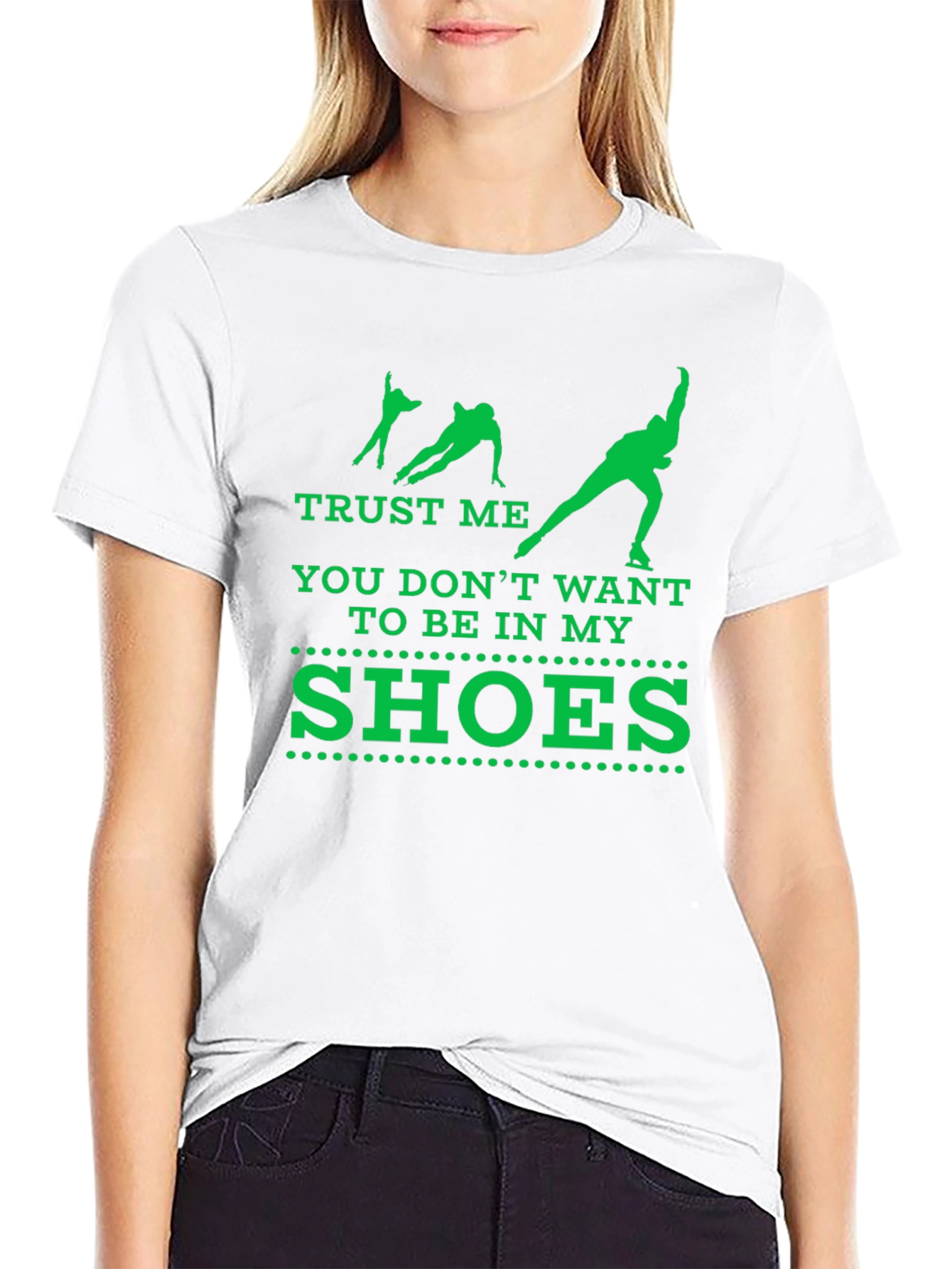 Trust Me Ice Skater Graphic T-Shirt