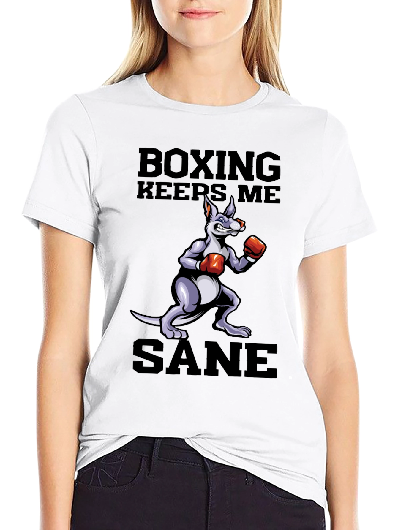 Boxing Keeps Me Sane T-Shirt